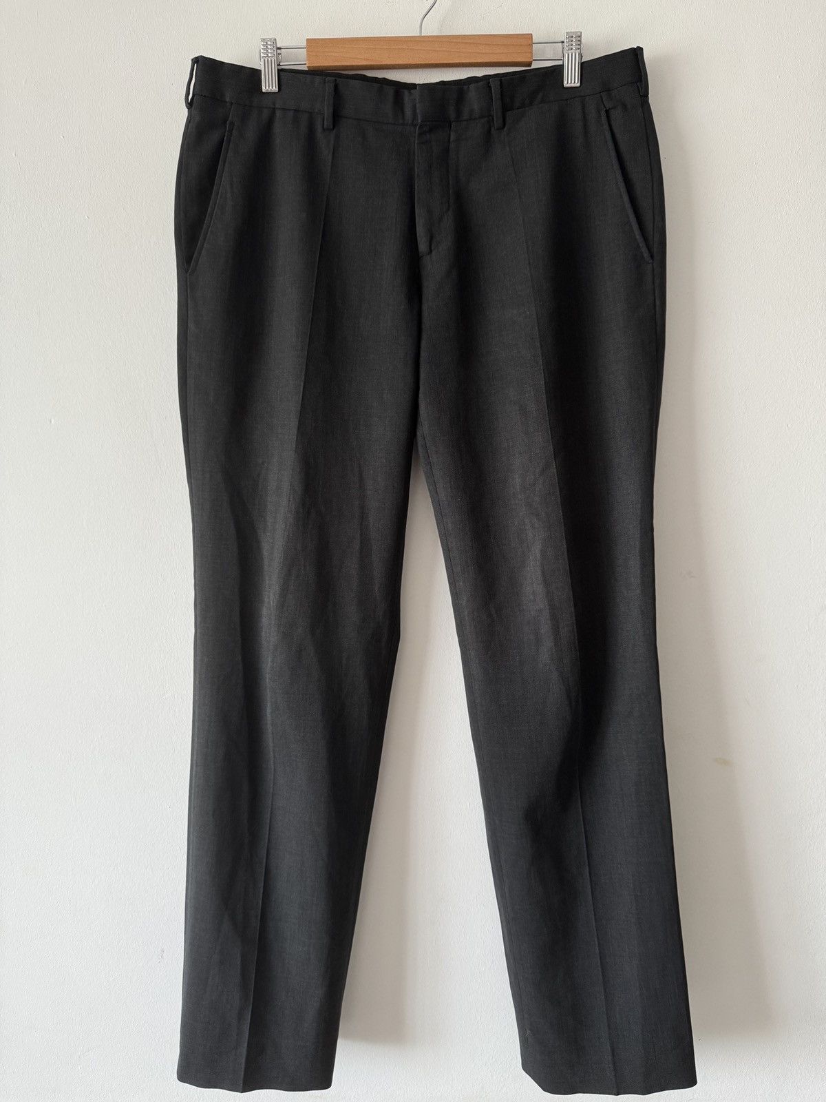 Prada Archive Prada Dark Grey Casual Pants | Grailed