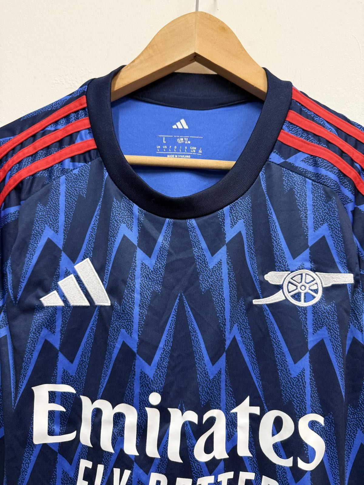 Adidas Arsenal Football Club Soccer Jersey - Blue with Red Details Size US L / EU 52-54 / 3 - 3 Thumbnail