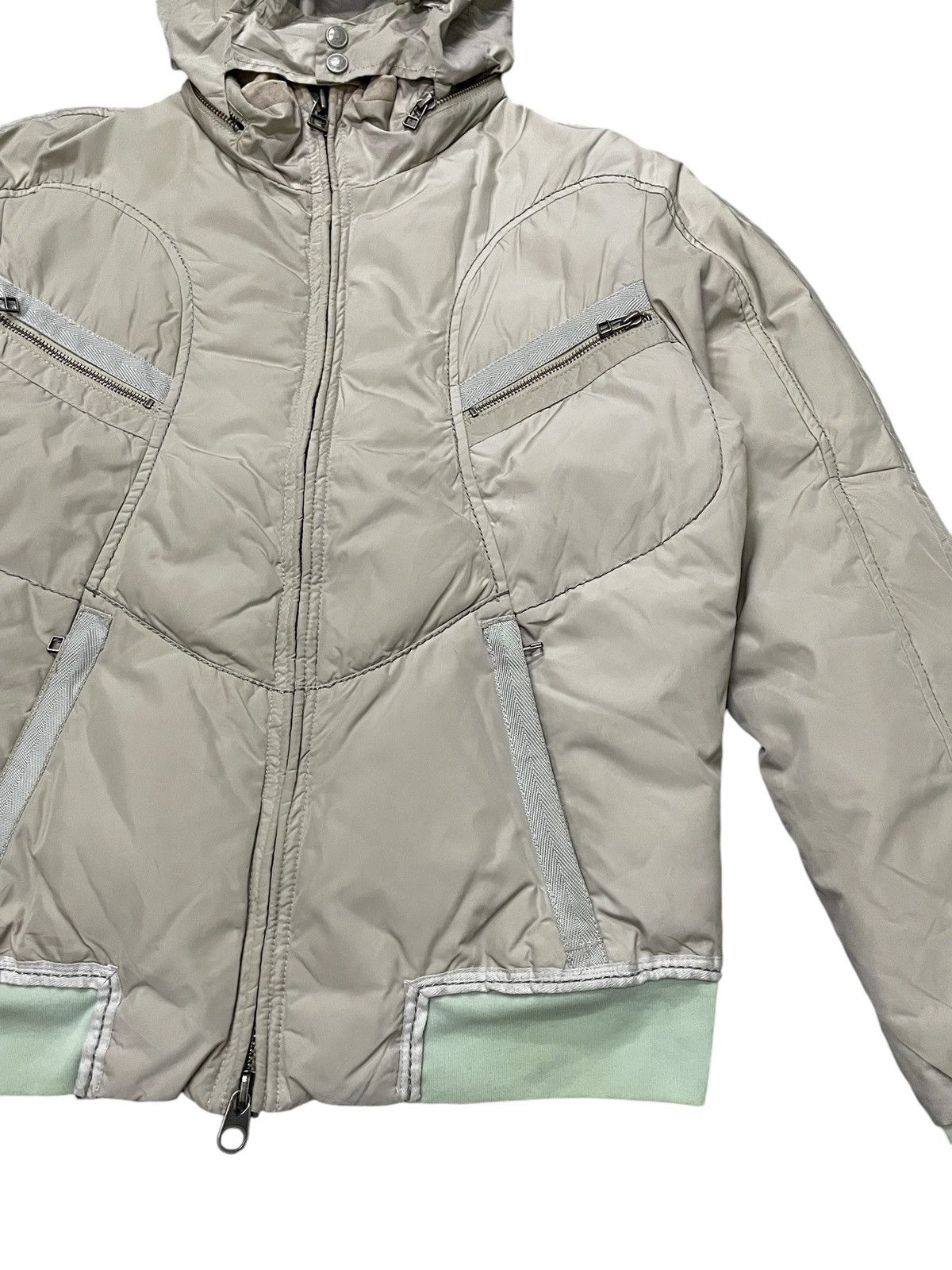 Marithe + Francois Girbaud AW/96 Girbaud Geometrical Paneled Padded Down Jacket Size US M / EU 48-50 / 2 - 5 Thumbnail