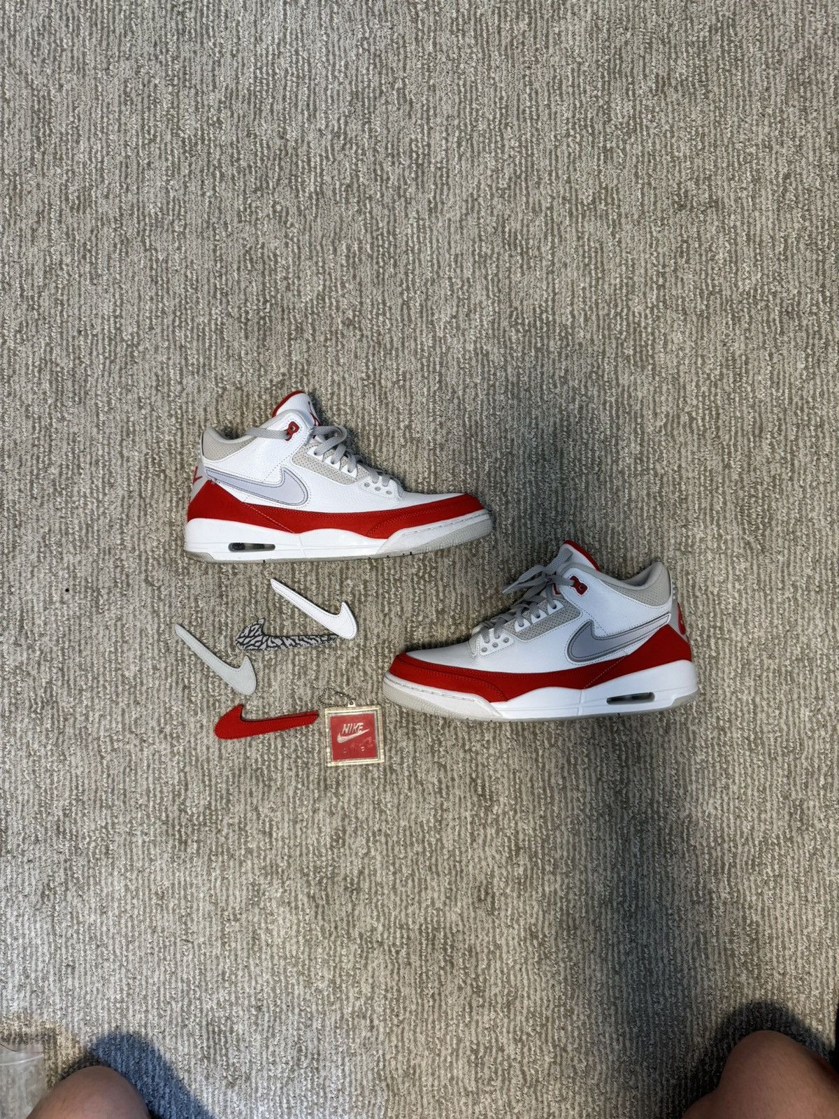 Jordan Brand Jordan 3 Tinker white university red Size US 11 / EU 44 - 9 Thumbnail