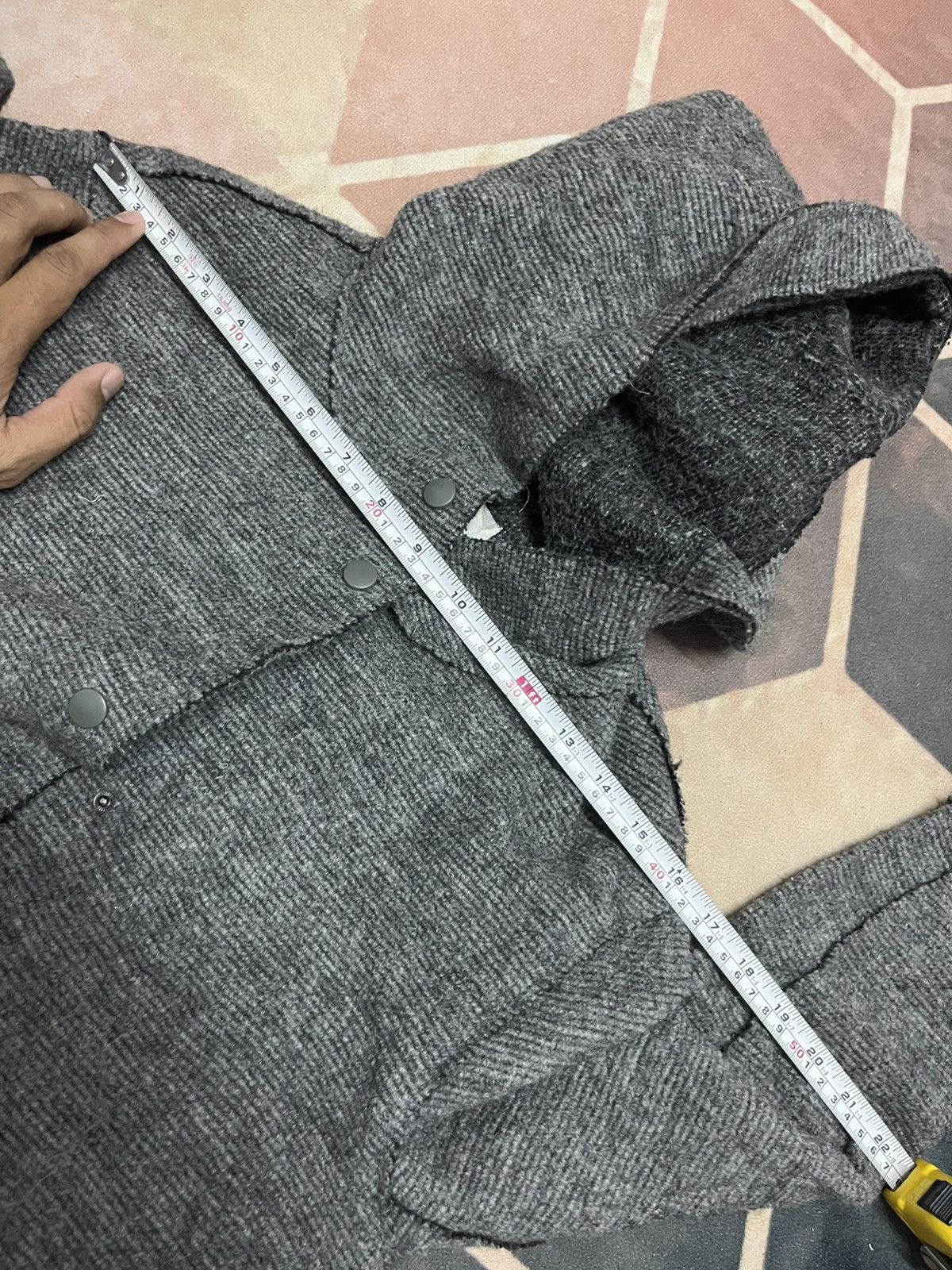Zara 🔥Offer Me🔥 Zara Basic Wool RECONSTRUCTED Patched Pockets Size XS / US 0-2 / IT 36-38 - 11 Thumbnail