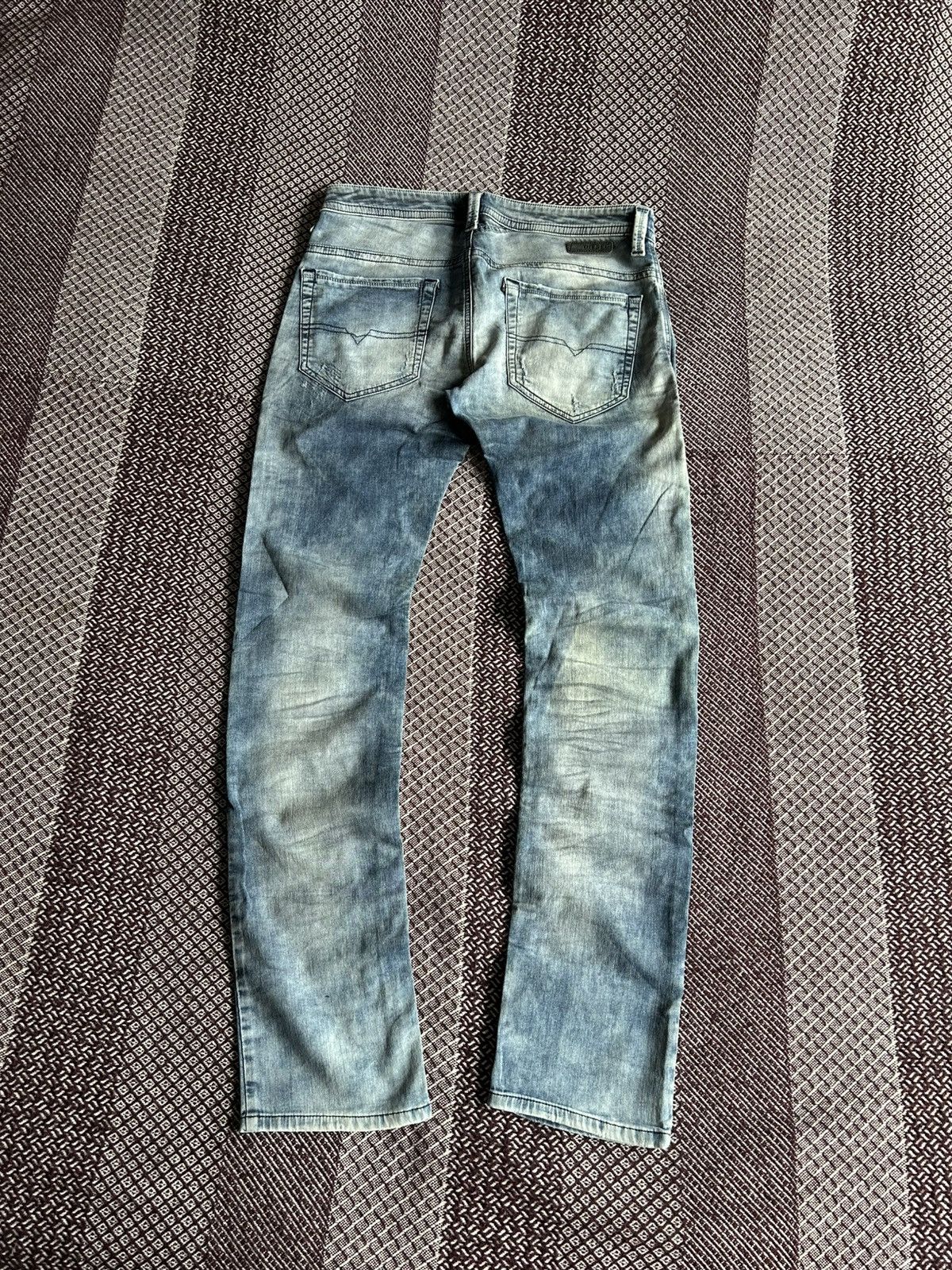 Japanese Brand Diesel Thavar Vintage Distressed Washed Denim Jeans Size 30 Size US 30 / EU 46 - 1 Thumbnail