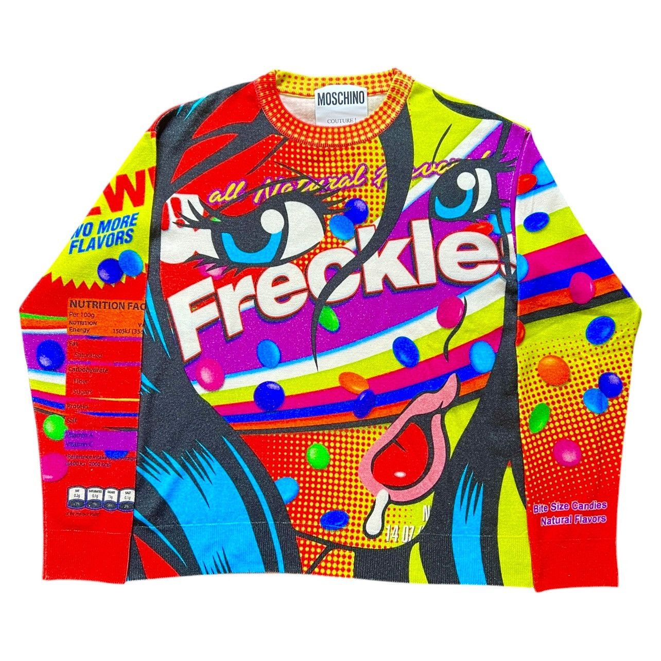 Moschino MOSCHINO FRECKLES SWEATER JUMPER PRINT by jeremy scott candy Size US M / EU 48-50 / 2 - 1 Thumbnail