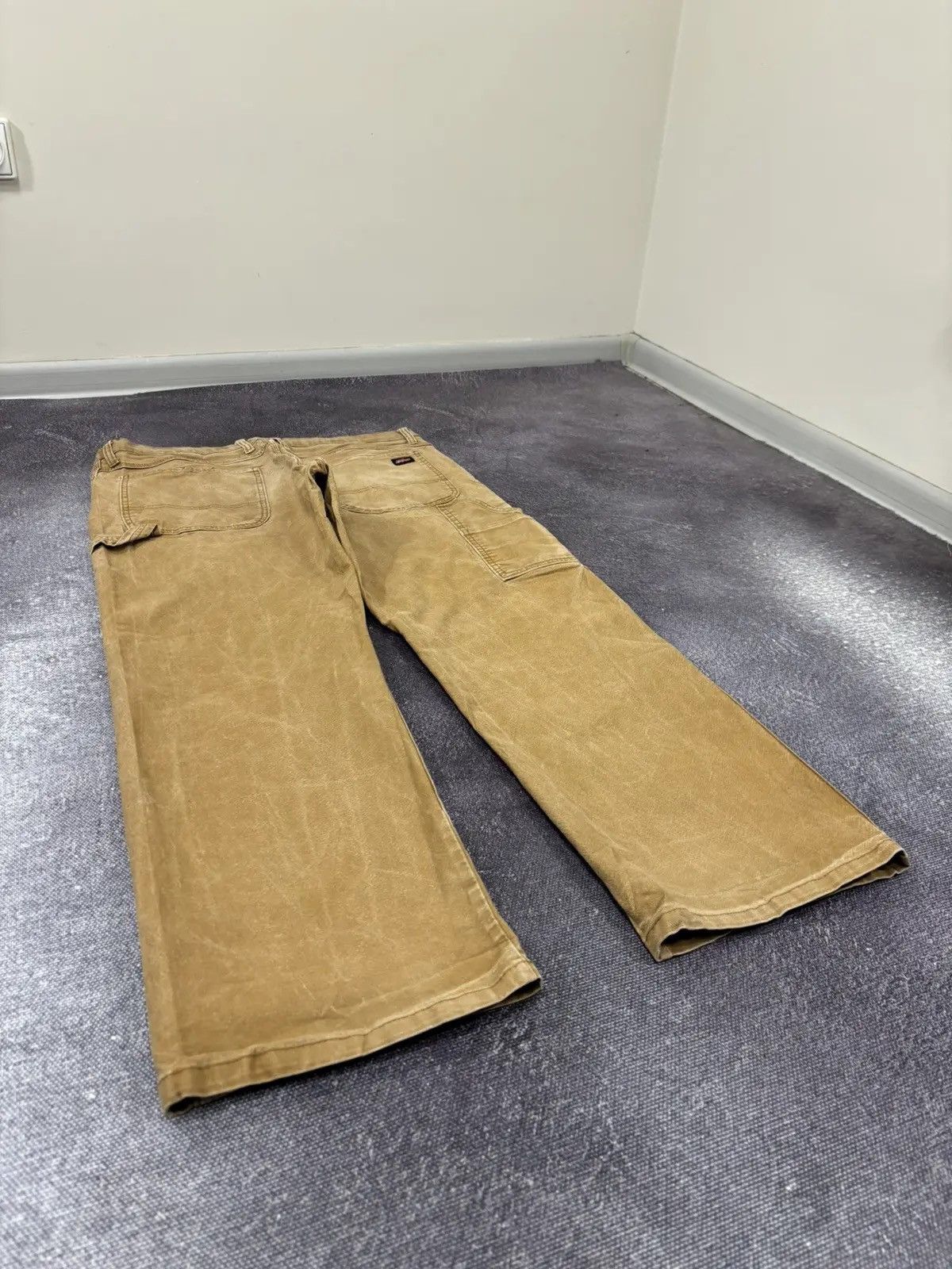 Dickies × Vintage Vintage Dickies USA Orange Work Hype Baggy Pants Jeans Size US 36 / EU 52 - 3 Thumbnail