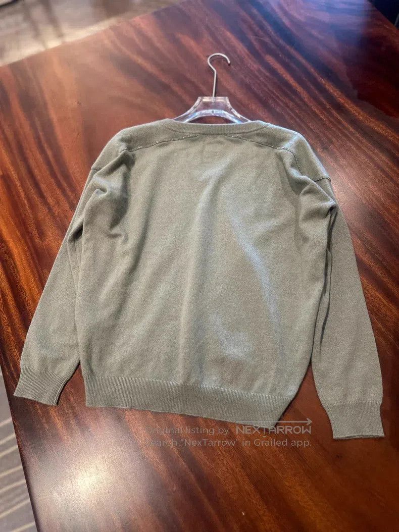 Brunello Cucinelli Brunello Cucinelli Beaded cashmere sweater. Size XXS / US 00 / IT 34 - 6 Thumbnail