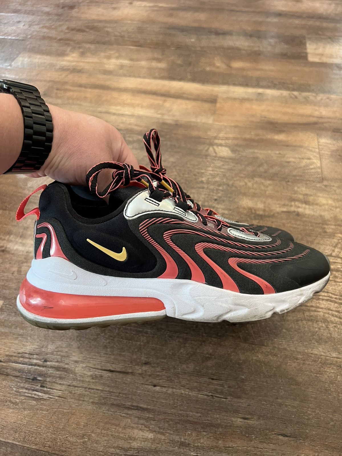 Nike Nike Air Max 270 REACT ENG CW7302-001 Men’s Size 8.5 Black Size US 8.5 / EU 41-42 - 2 Thumbnail