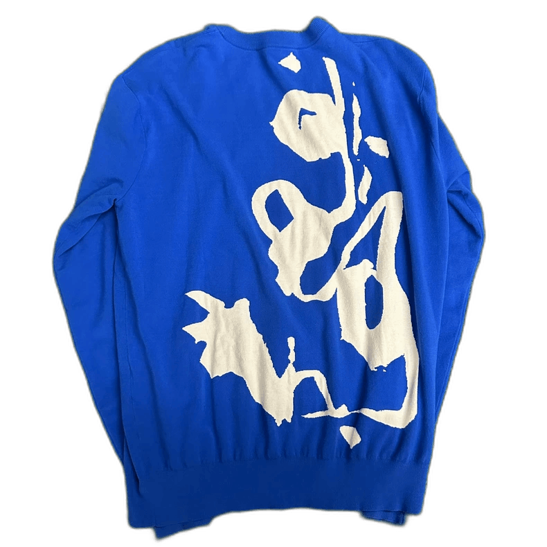 Louis Vuitton Louis Vuitton Blue and White Sweatshirt Size S Size US S / EU 44-46 / 1 - 1 Thumbnail