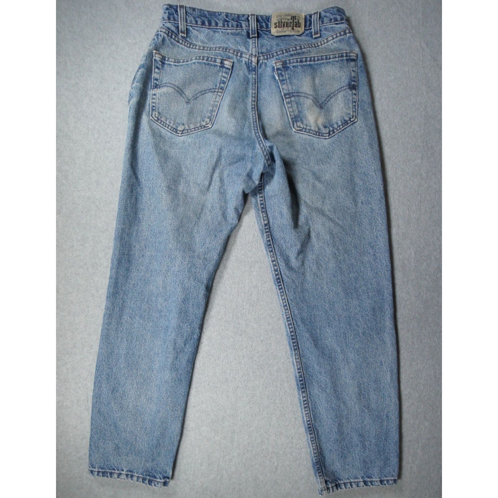 Levi's VINTAGE Levi's Silvertab Jeans Mens 33x30 Blue Denim Relaxed Fit 90s USA Jeans Mens 33x30 Blue Denim Size US 33 - 6 Thumbnail