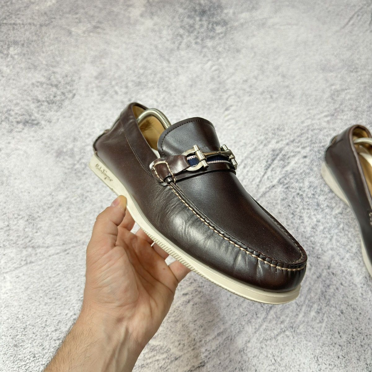 Salvatore Ferragamo Salvatore Ferragamo Mens Loafers US10 UK9 EU43 28cm Size US 10 / EU 43 - 5 Thumbnail