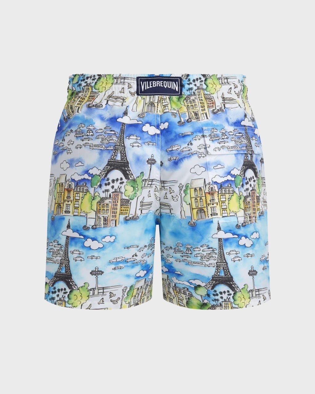 Vilebrequin Vilebrequin Moorea Swim Shorts Paris Eiffel Casual Pocket Size US 34 / EU 50 - 3 Thumbnail