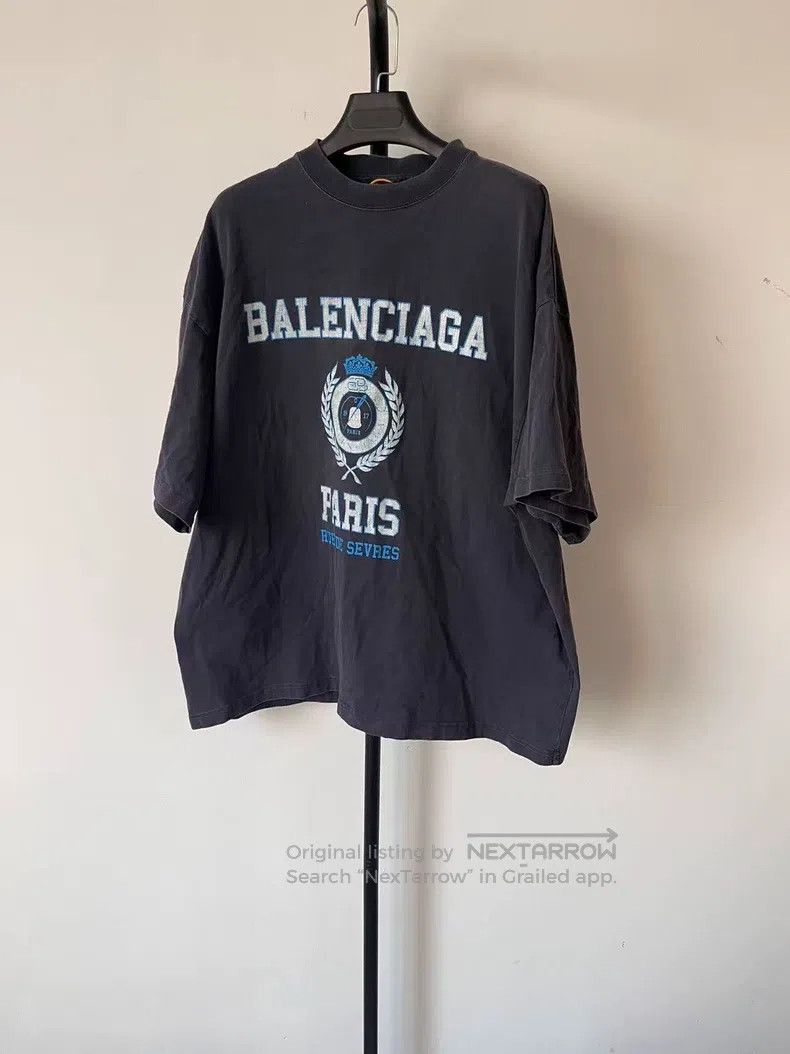 Balenciaga Balenciaga Wheat Stalk Needlework Logo Chest Printed Badge Size US M / EU 48-50 / 2 - 1 Thumbnail