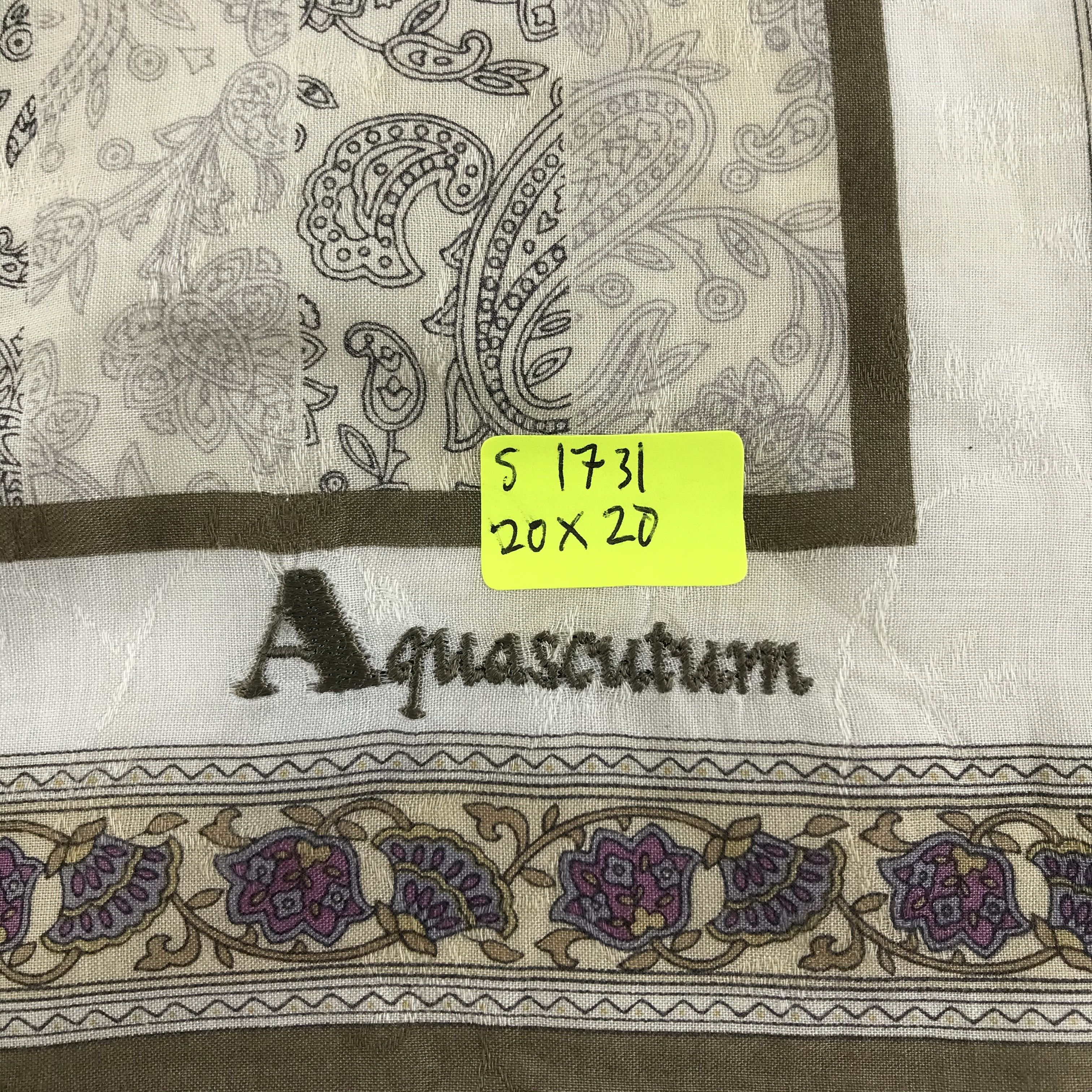 Aquascutum × Vintage Aquascutum Bandana / Handkerchief / Neckerchief - S1731 Size ONE SIZE - 5 Thumbnail