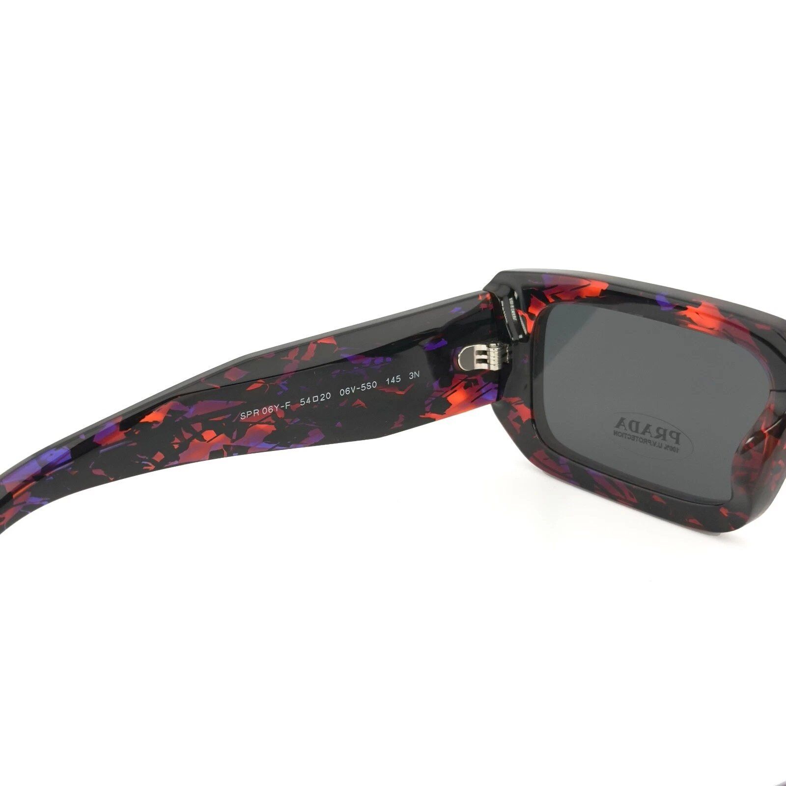 Prada PRADA 06Y SYMBOLE Purple Red Floral PR06YS Sunglasses 06YS Size ONE SIZE - 2 Thumbnail