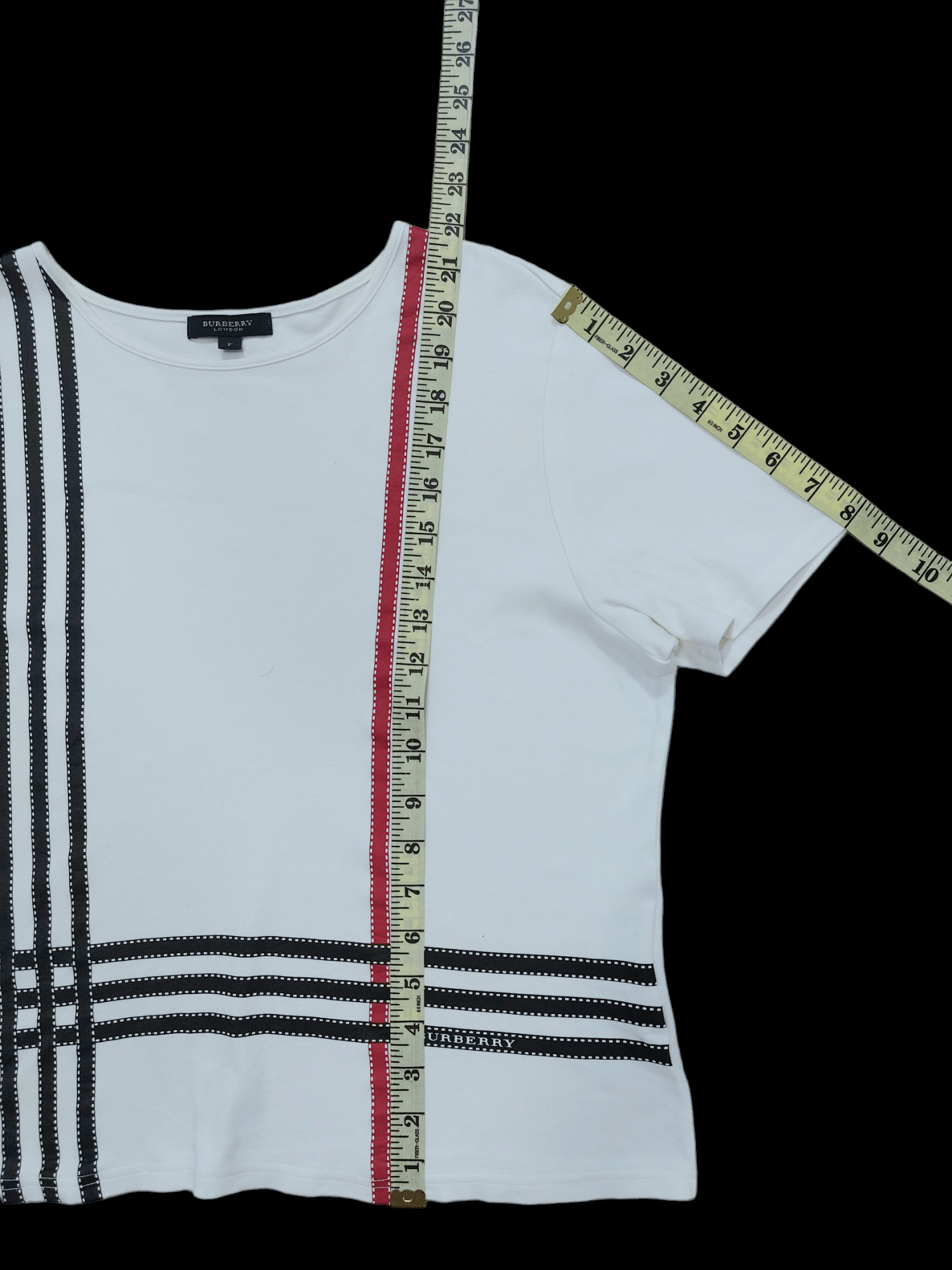 Burberry Burberry Line Crossing Short Sleeve T-Shirt Size S / US 4 / IT 40 - 10 Thumbnail