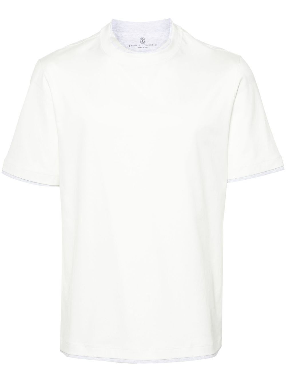 Brunello Cucinelli T-Shirt With Faux-Layering Size US XL / EU 56 / 4 - 1 Thumbnail