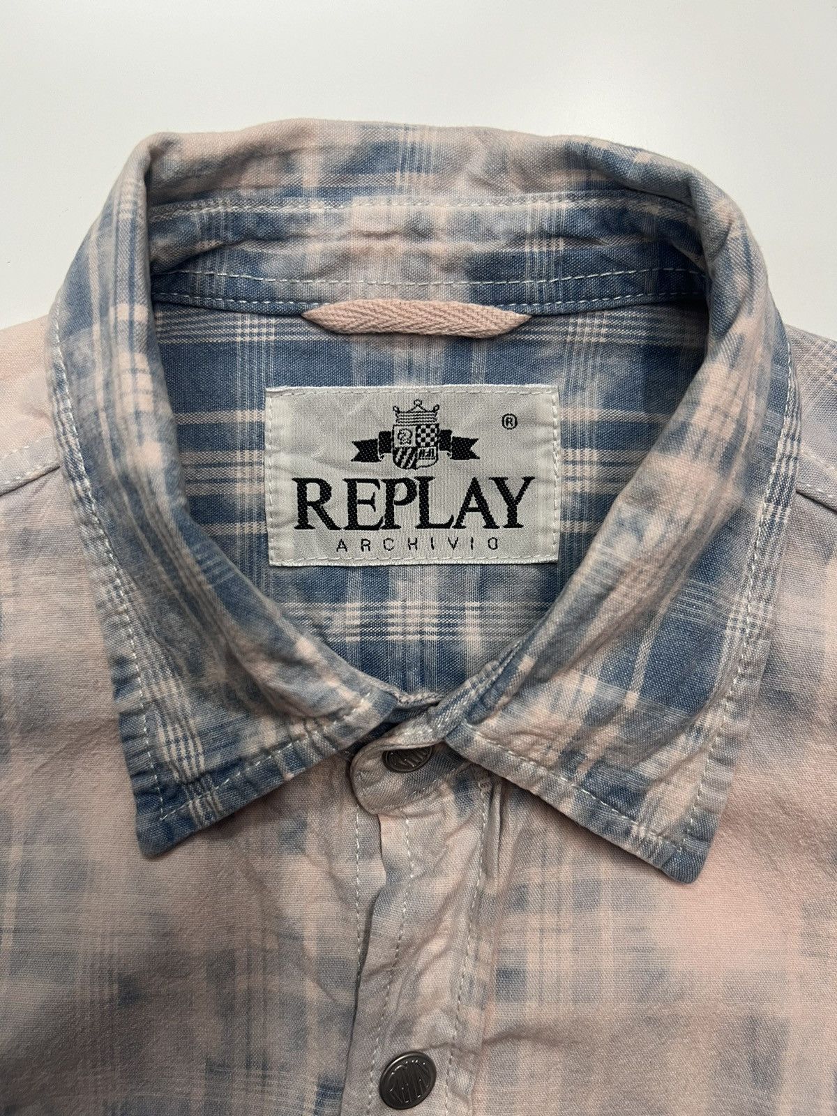 Replay 🔥REPLAY ARCHIVIO SHIRT BUTTON UP DOUBLE POCKET Size US S / EU 44-46 / 1 - 6 Thumbnail