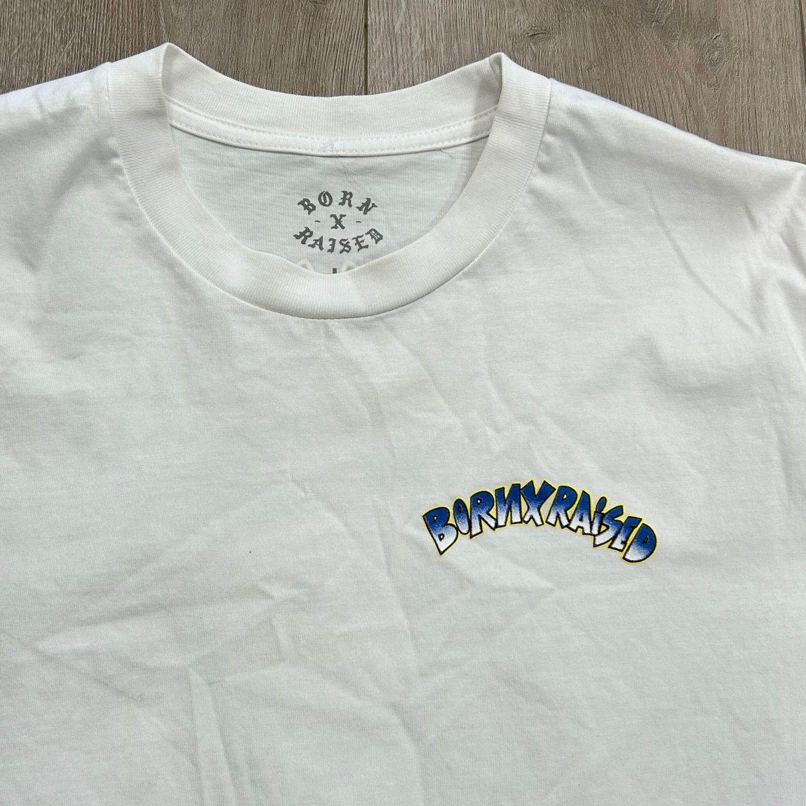 Born X Raised Bornxraised True Blue Collection White Tee T Shirt Large Size US L / EU 52-54 / 3 - 4 Thumbnail