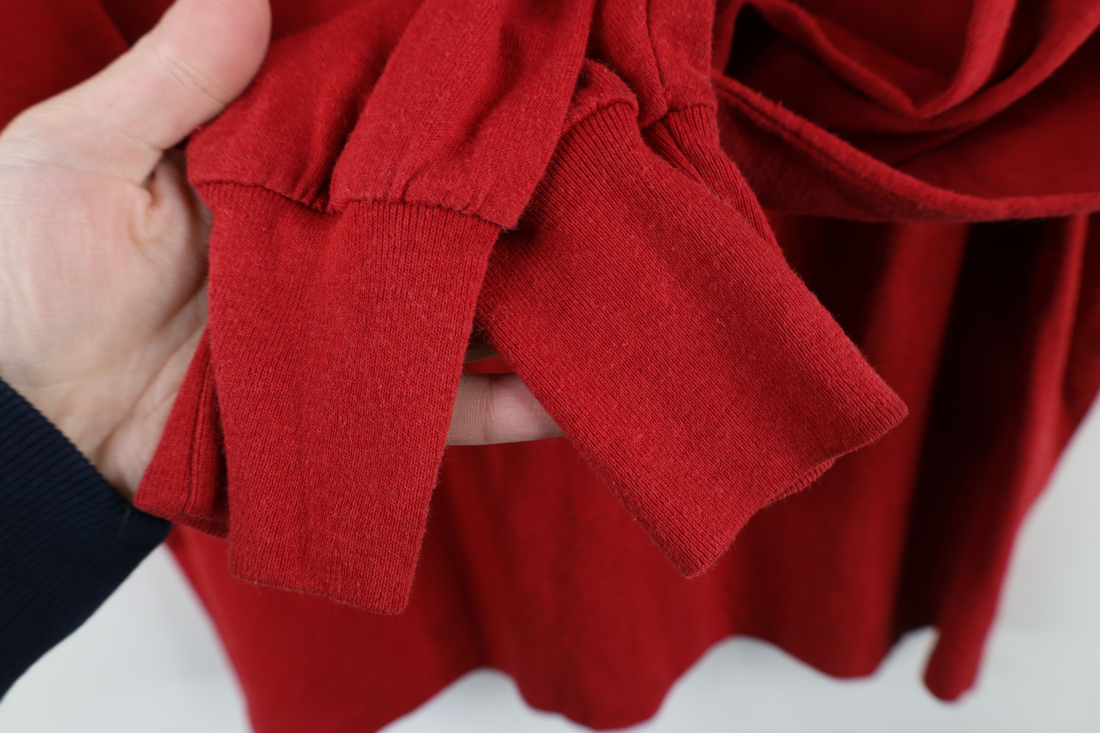 Vintage Vintage 70s Streetwear Blank Long Sleeve T-Shirt Red USA Size US XL / EU 56 / 4 - 7 Thumbnail