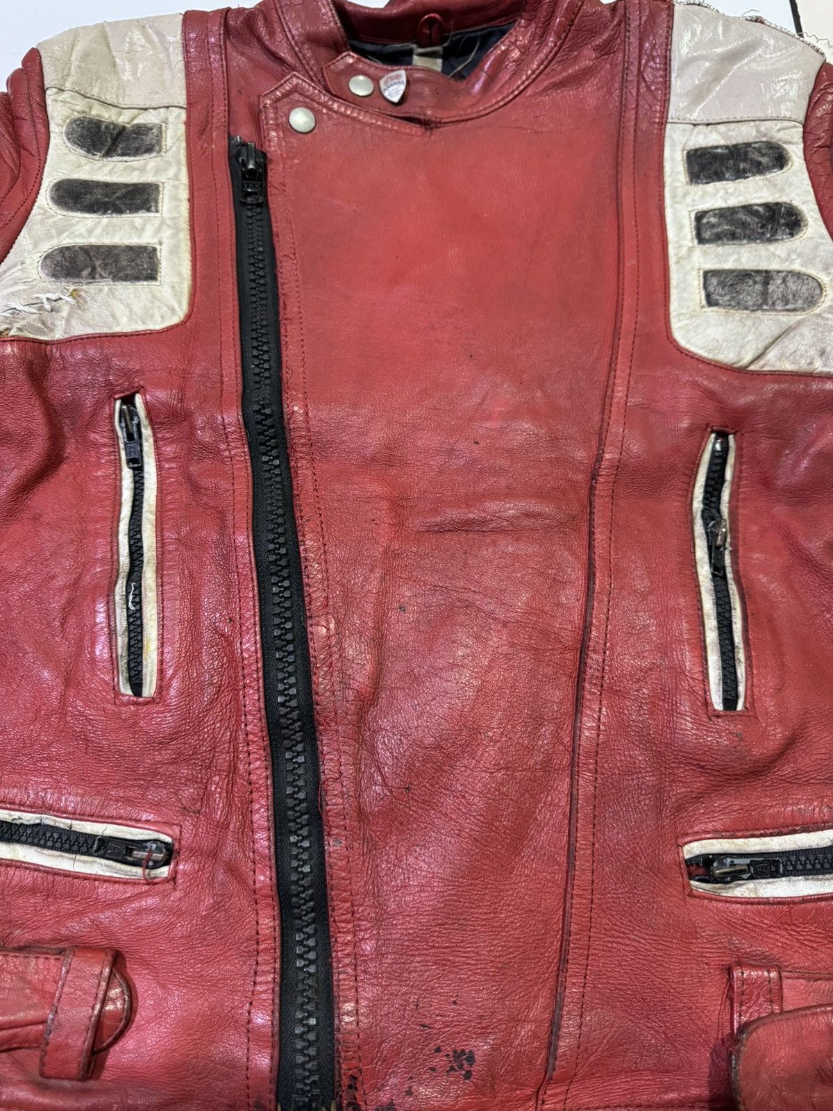 Ducati VERY RARE VINTAGE JACKET LEATHER DUCATI CAFE RACER Size US M / EU 48-50 / 2 - 12 Thumbnail