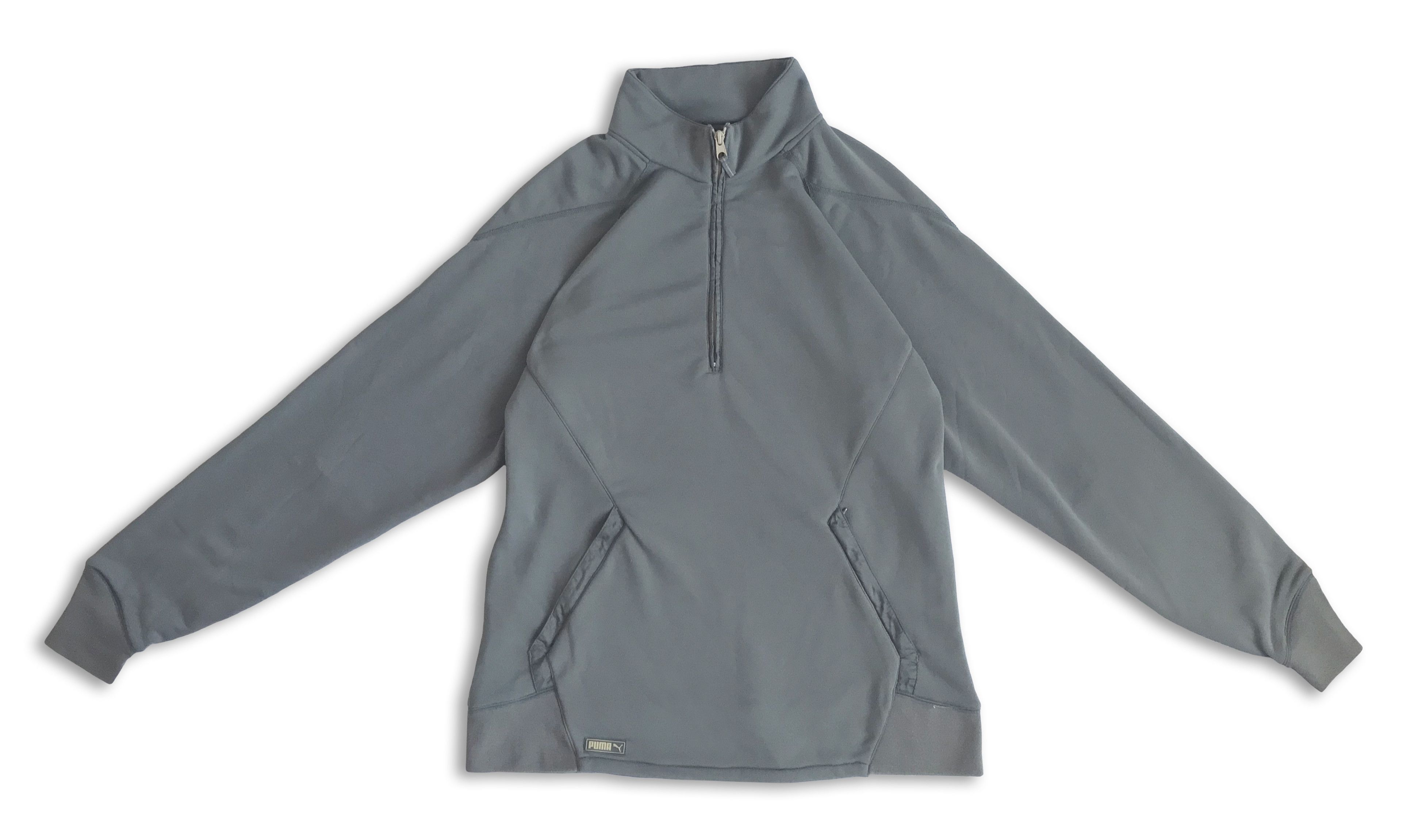 Puma Y2K PUMA Longsleeve Sweatshirt Jacket 1/4 Zip Sweater SAMPLE Size US L / EU 52-54 / 3 - 8 Thumbnail
