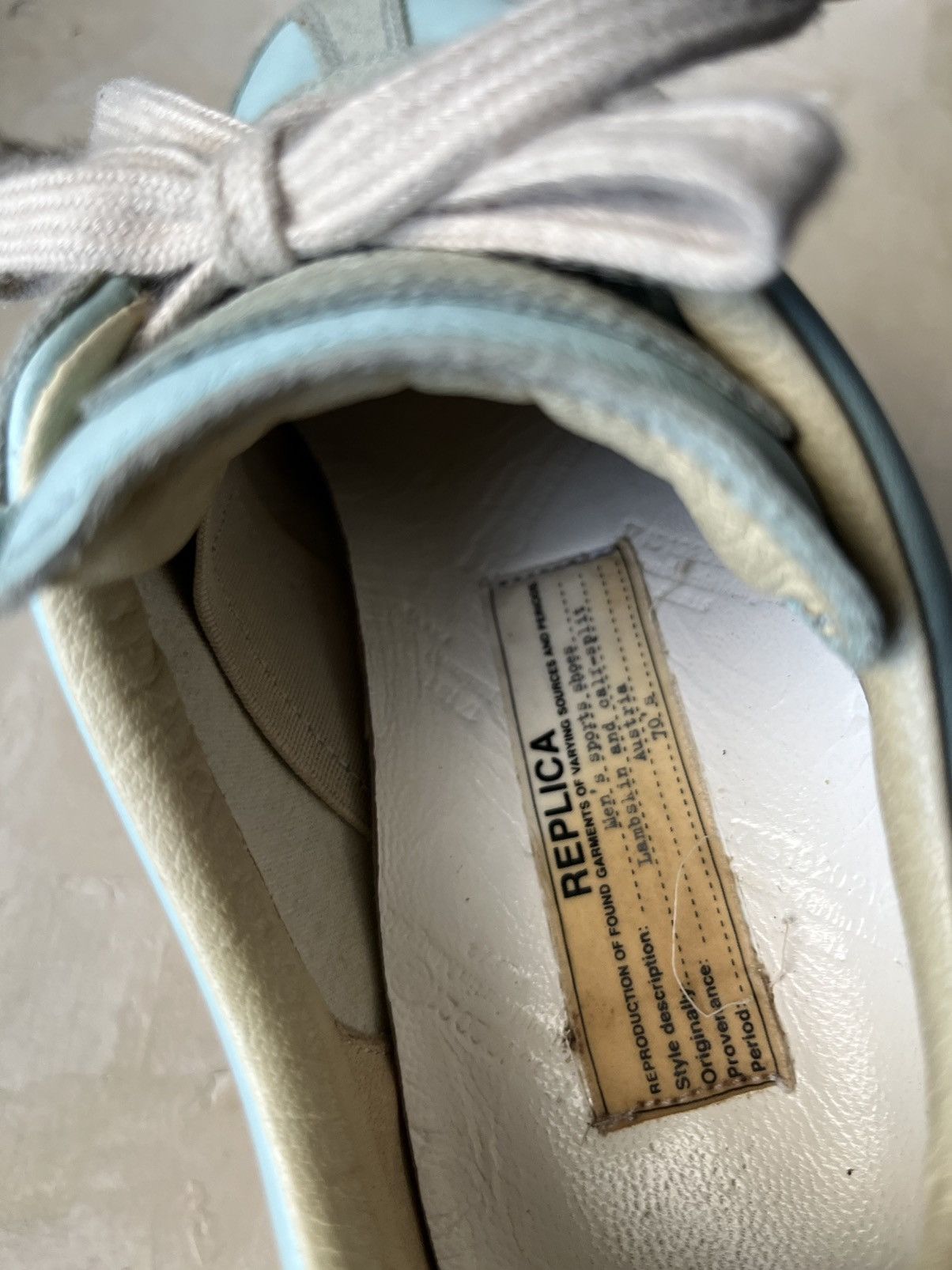 Maison Margiela Martin Era Replica Leather Trainers Size US 8 / IT 38 - 12 Thumbnail