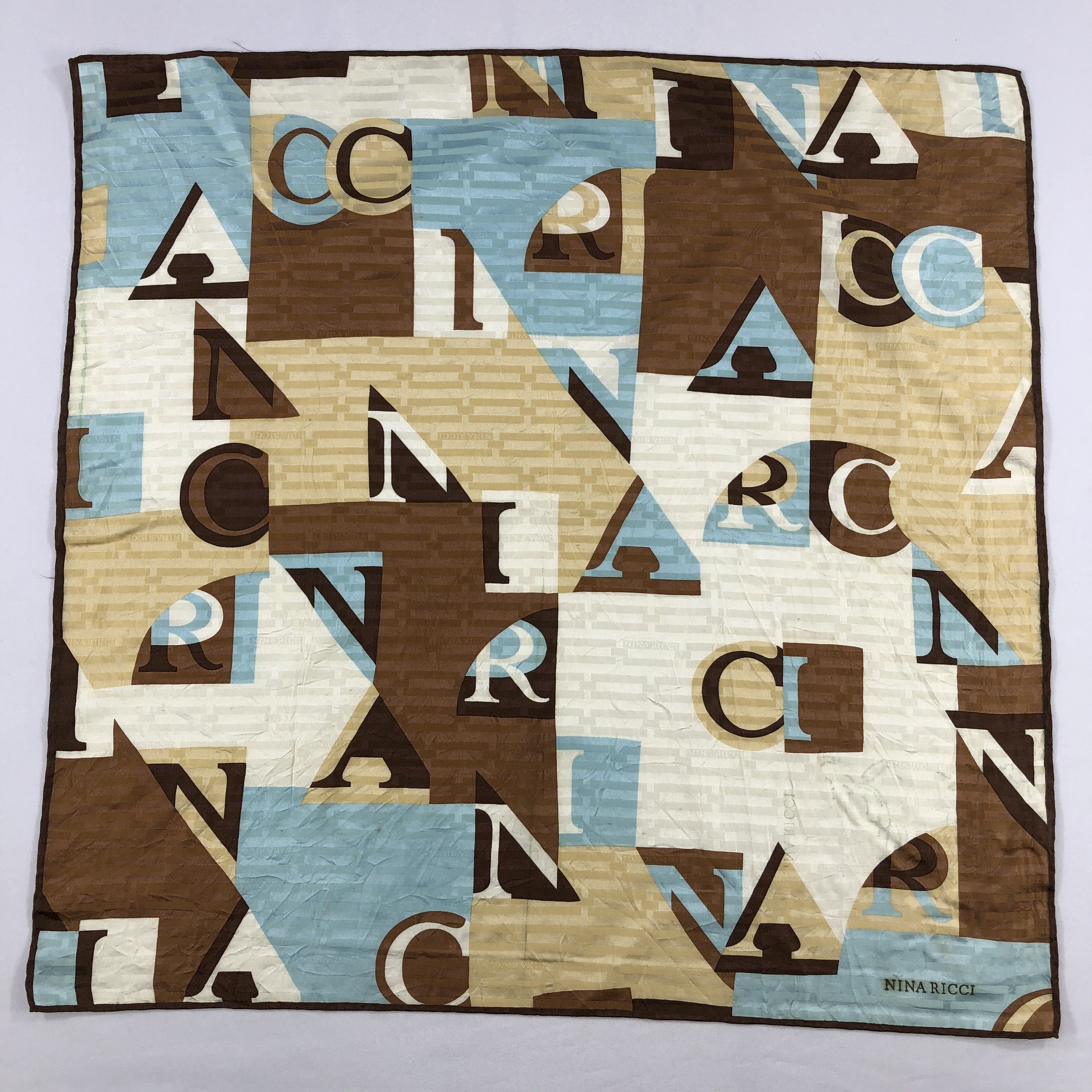 Nina Ricci Vintage Nina Ricci Silk Scarf Size ONE SIZE - 2 Thumbnail
