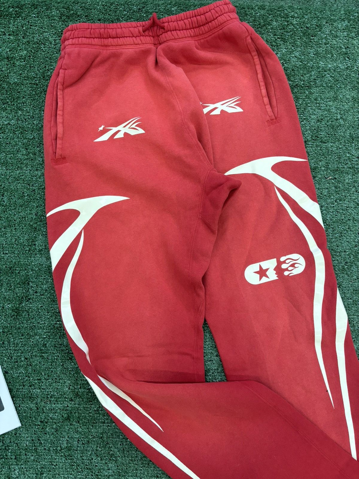 HELLSTAR Hellstar Red Sports Sweats Size US 37 - 9 Thumbnail