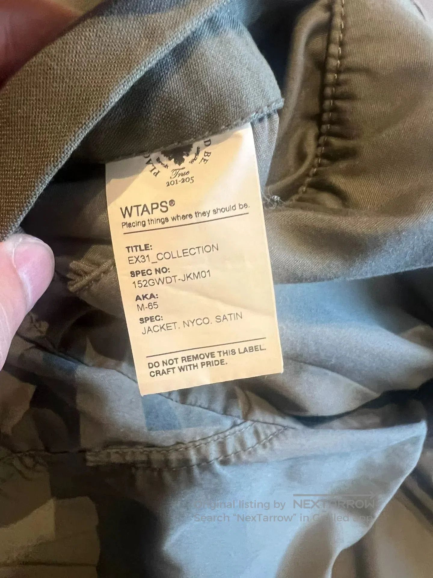 Wtaps Wtaps 15aw M65 Jacket. Size US M / EU 48-50 / 2 - 5 Thumbnail