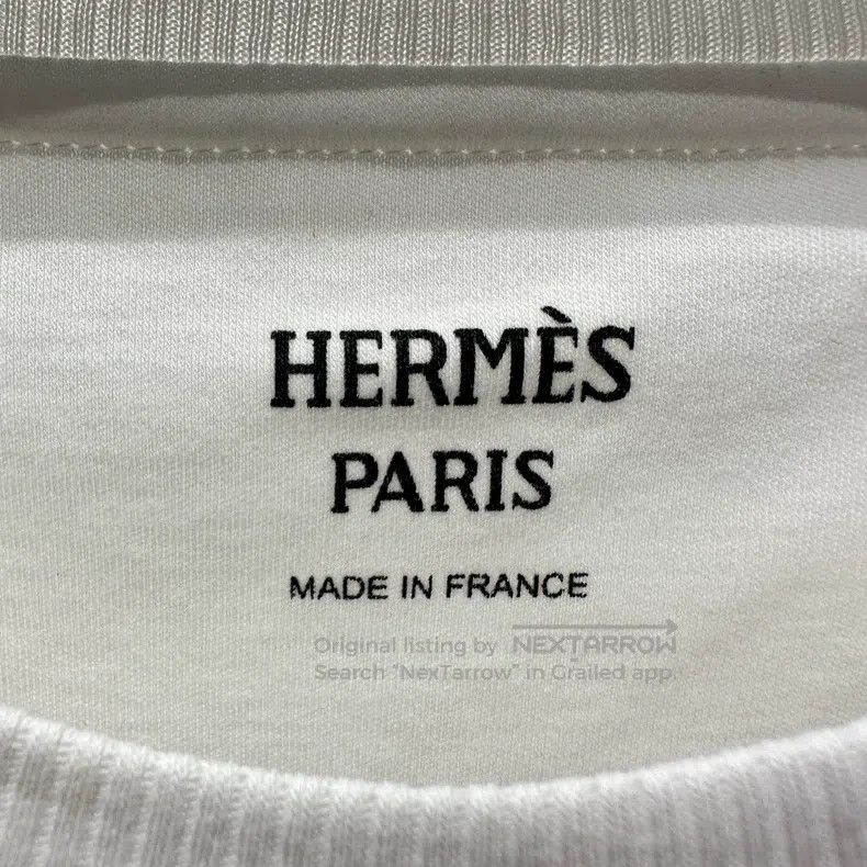 Hermes Hermes Lace Cut-Out Short Sleeve T-Shirt Size XS / US 0-2 / IT 36-38 - 3 Thumbnail