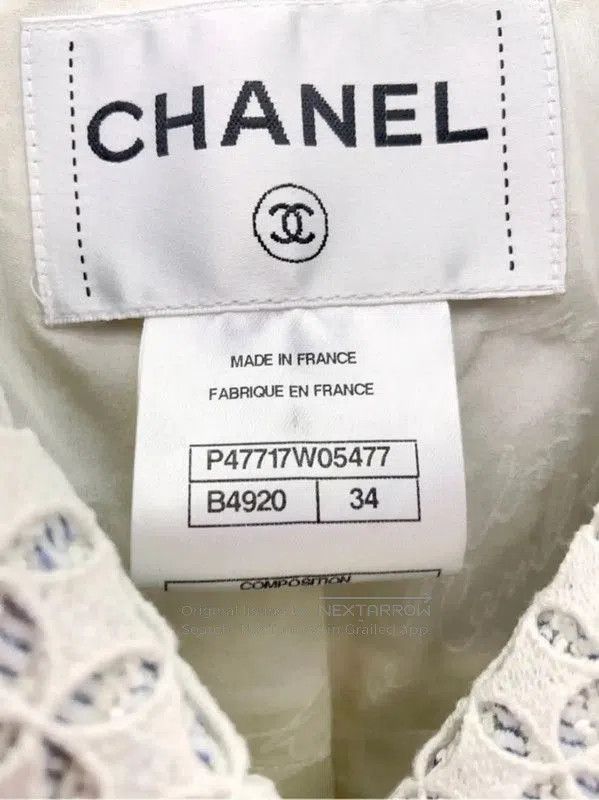 Chanel Chanel Light Blue Tweed Women's Jacket . Size S / US 4 / IT 40 - 8 Thumbnail