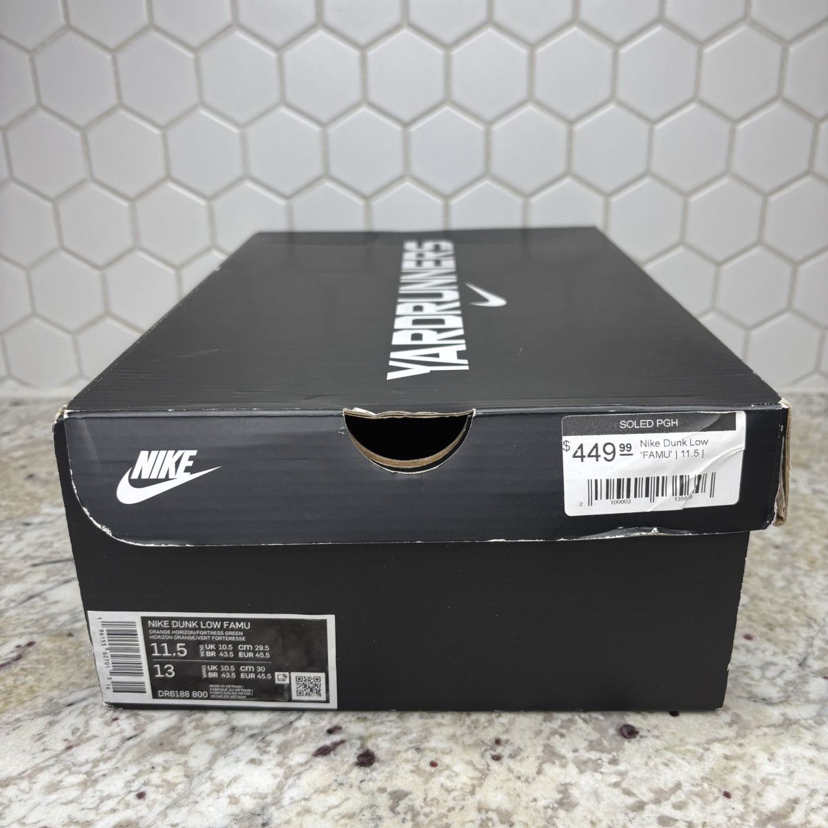 Nike Size 11.5 - Nike Dunk FAMU Rattlers Florida A&M CLEAN W/Box Size US 11.5 / EU 44-45 - 17 Thumbnail