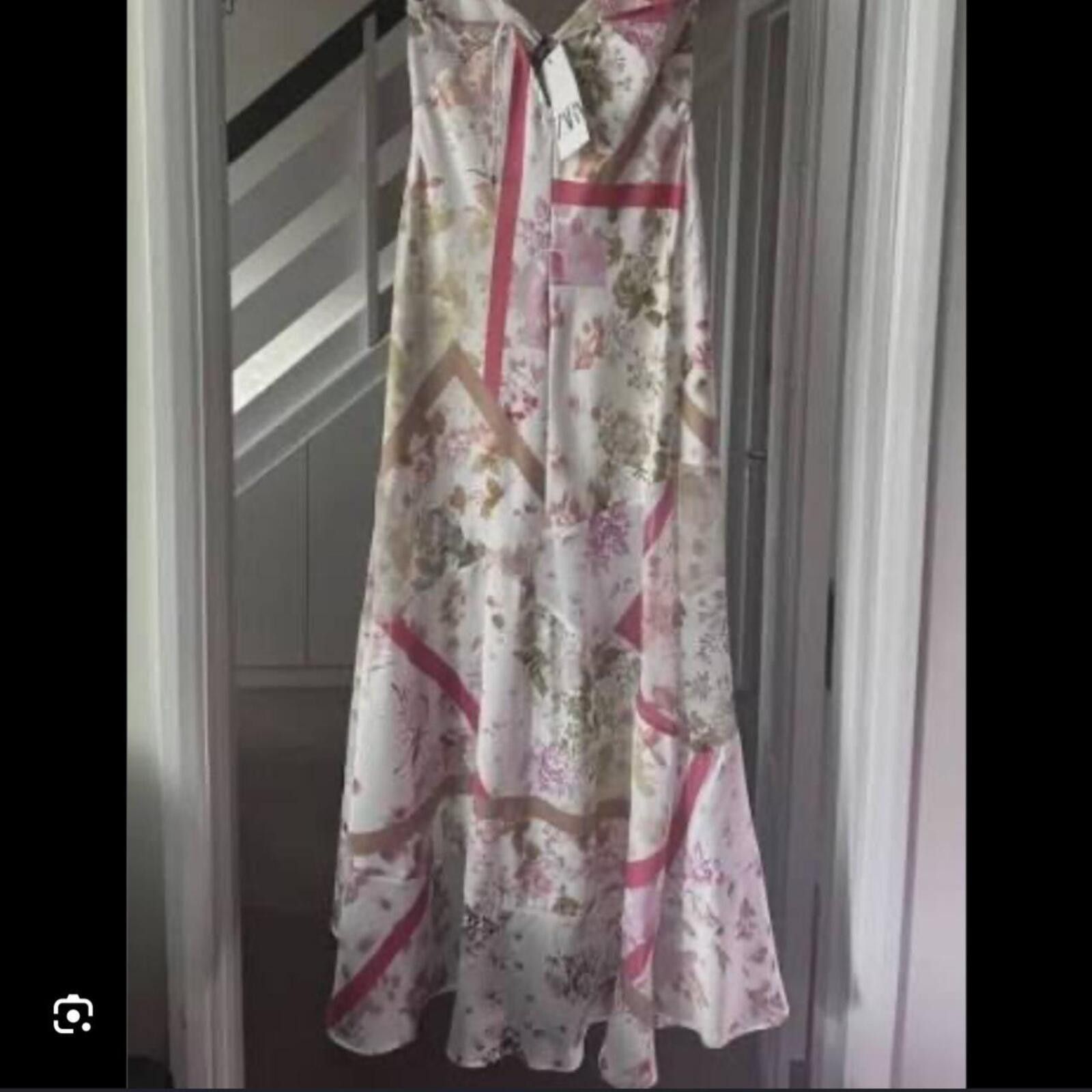 Zara Zara - [ ] Semi-Sheer Mixed Print Dress Size M / US 6-8 / IT 42-44 - 5 Thumbnail