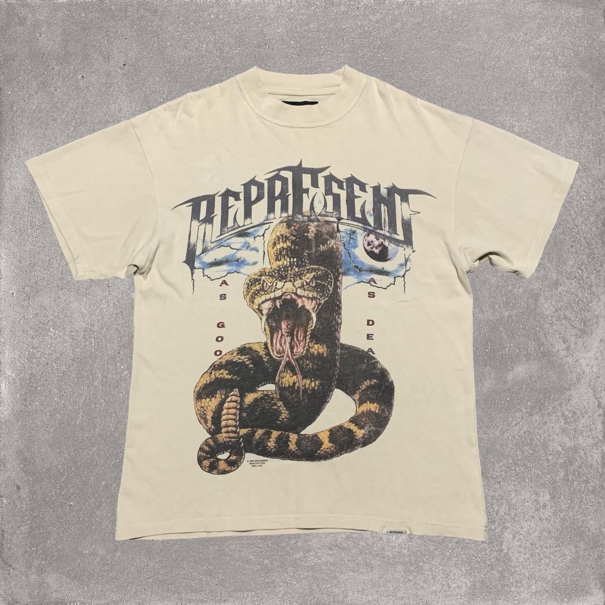 Represent Clo. Represent XS As Good As Dead Vintage White Tee Size US XS / EU 42 / 0 - 1 Thumbnail