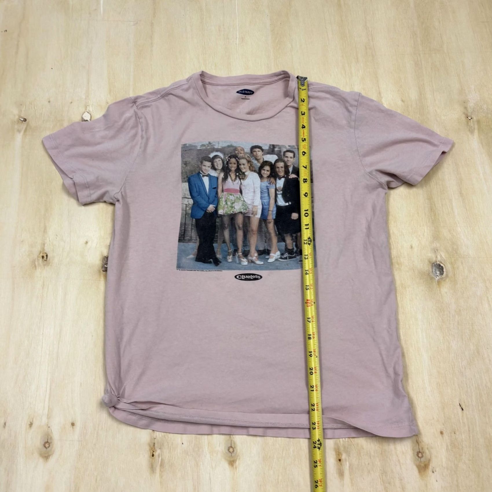 Old Navy Clueless Shirt Womens Small Pink Old Navy Cast Graphic 90s Movie Tee T-Shirt Size S / US 4 / IT 40 - 5 Thumbnail