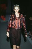 Gucci F/W 1997 Gucci by Tom Ford Runway Red Ombré Stripe Silk Size S / US 4 / IT 40 - 1 Thumbnail