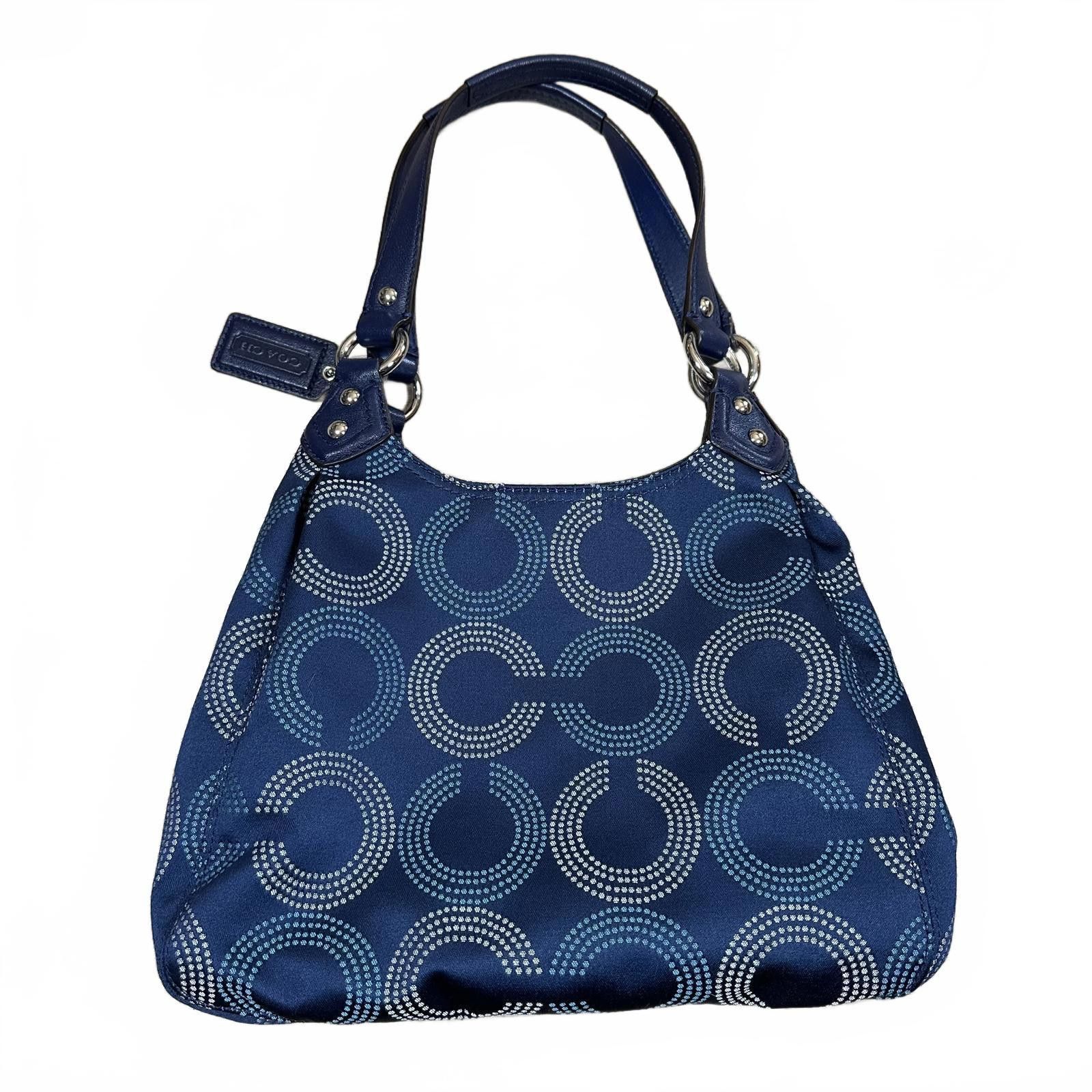 Coach Shoulder Bag Navy Blue Vintage Y2K