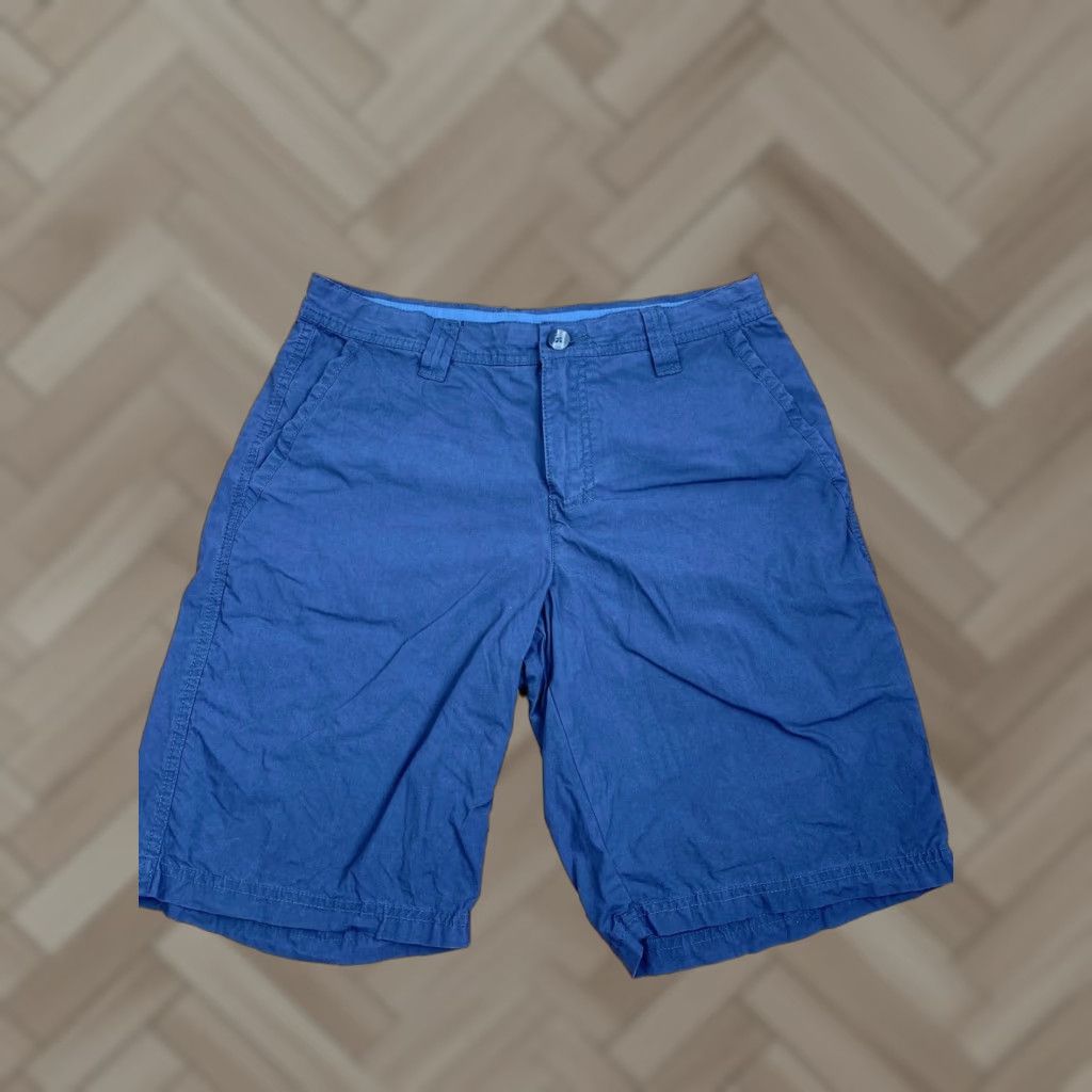 Vintage Columbia Mens Shorts 30 x 10 Navy Blue Lightweight Outdoor Hiking Cargo Nylon Regular Waist 34 Inseam 10 in Sung Blue? Size US 30 / EU 46 - 1 Thumbnail