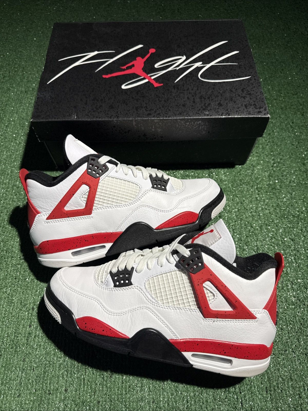 Jordan Brand Size 8.5 - Jordan 4 Retro Mid Red Cement Size US 8.5 / EU 41-42 - 1 Thumbnail