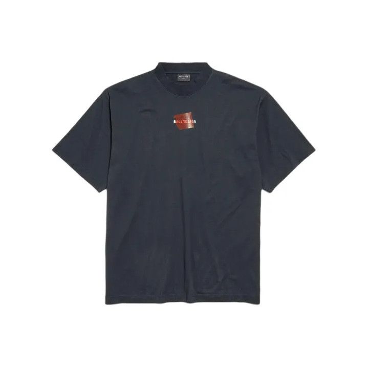 Balenciaga Balenciaga Back Graphic Regular Fit T-Shirt Size US M / EU 48-50 / 2 - 1 Thumbnail