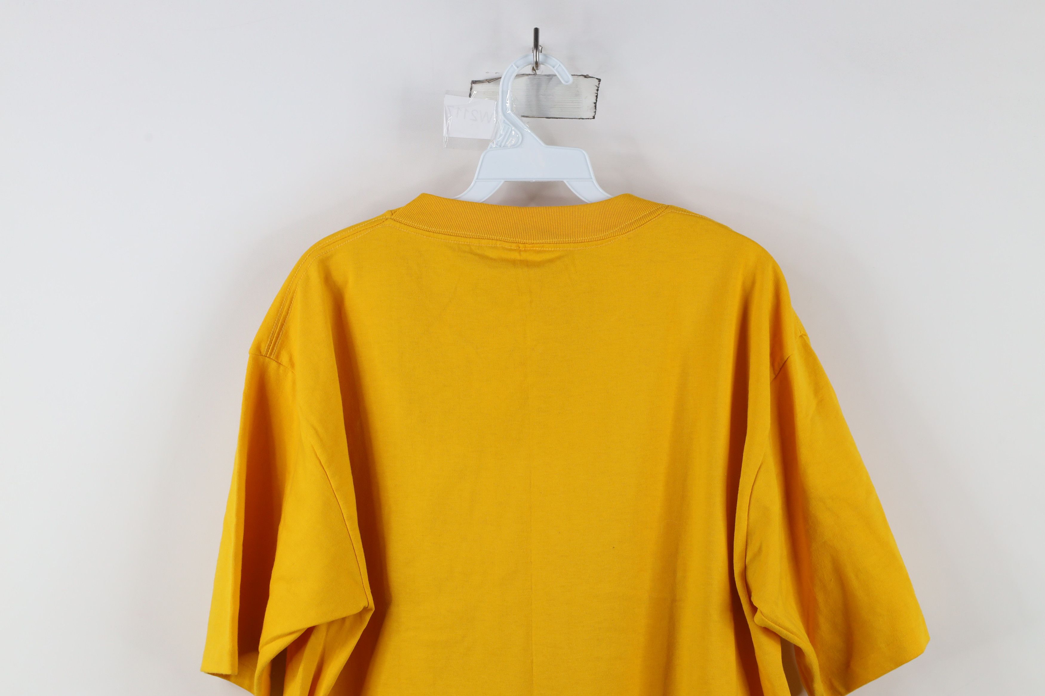 Vintage Vintage 90s Streetwear Short Sleeve T-Shirt Yellow USA Size US XXL / EU 58 / 5 - 11 Thumbnail