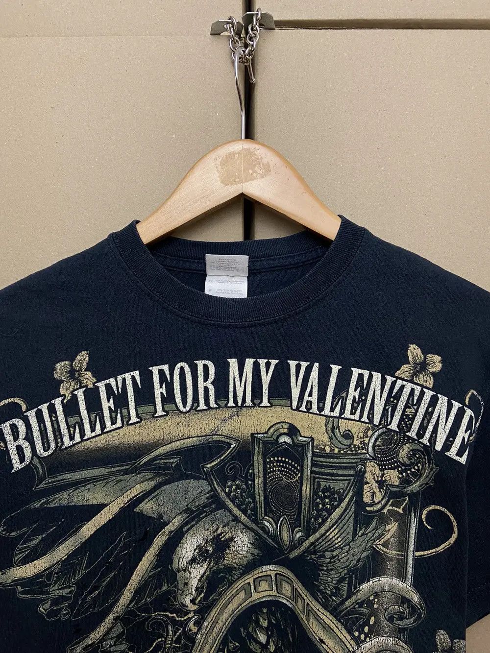 Band Tees VINTAGE 2008 BULLET FOR MY VALENTINE UK ROCK BAND TEE SHIRT Size US S / EU 44-46 / 1 - 6 Thumbnail