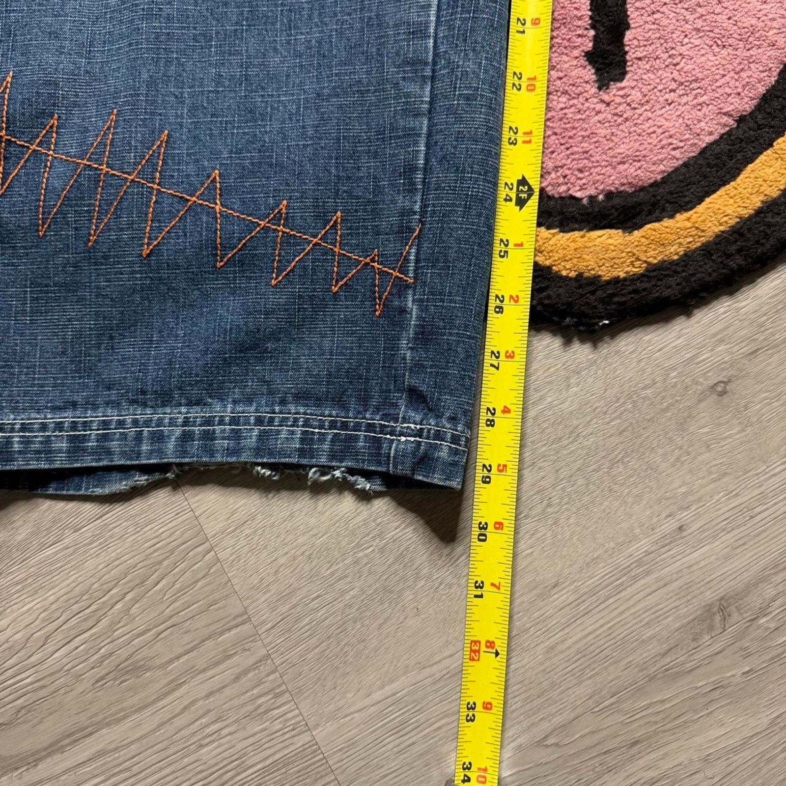 Vintage Vintage Y2K Bucker Baggy Loose Fit Patchwork Denim Jeans Size US 42 / EU 58 - 5 Thumbnail