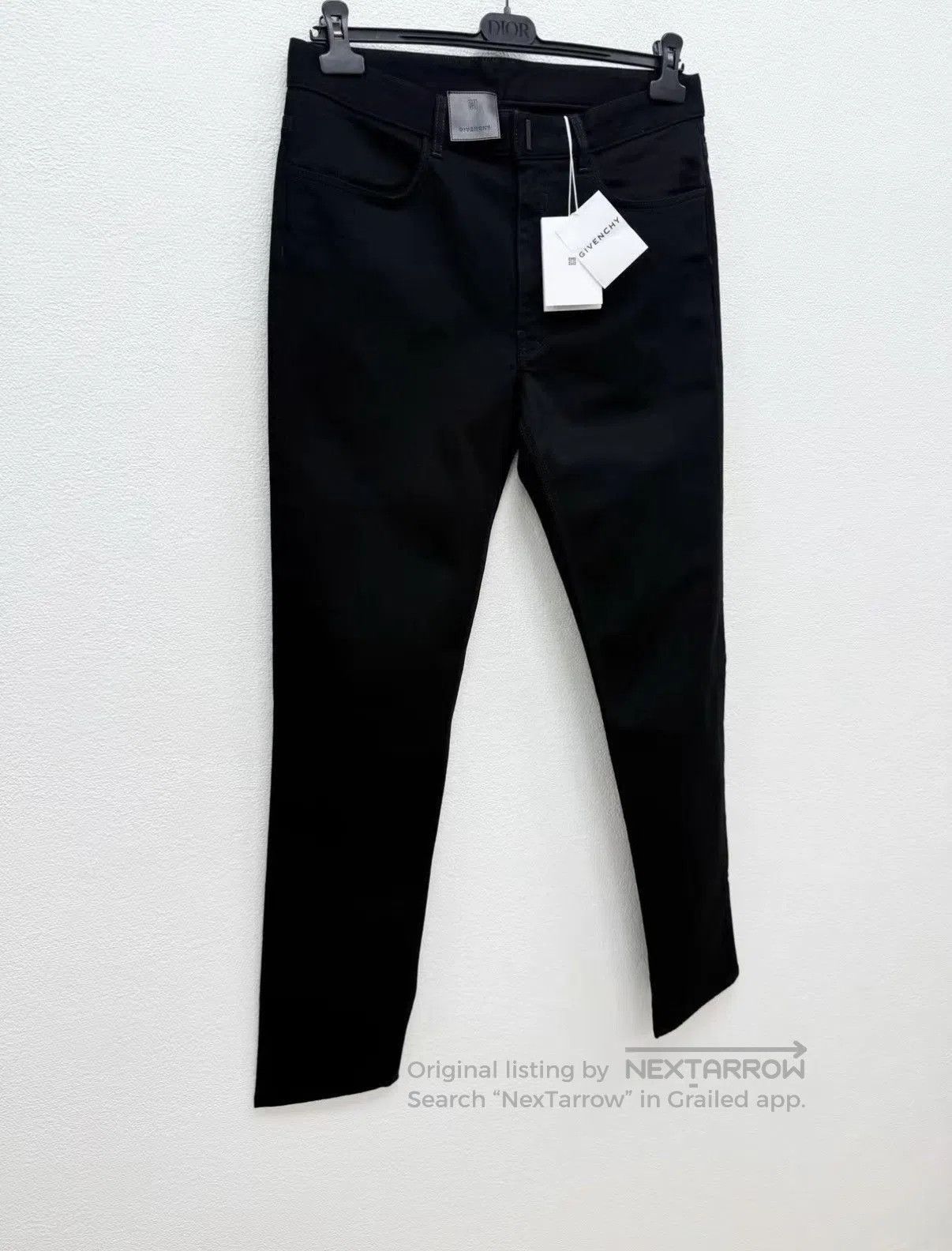 Givenchy Black Slim Fit Denim Jeans Size 30. Size US 30 / EU 46 - 1 Thumbnail