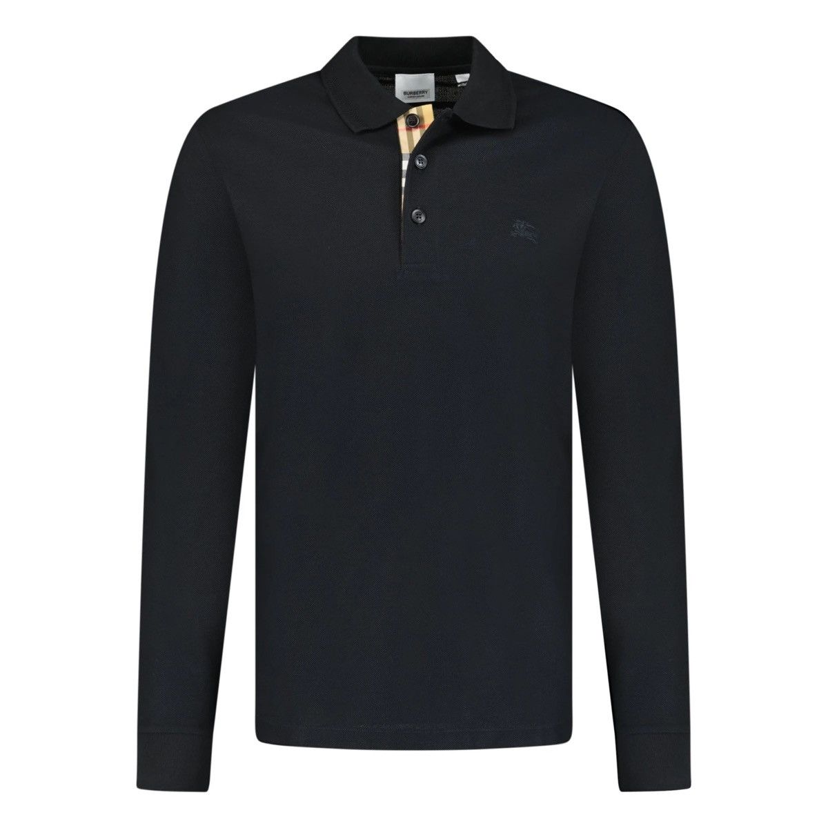 Burberry Burberry Classic Long Sleeve Polo Black Size US M / EU 48-50 / 2 - 1 Thumbnail
