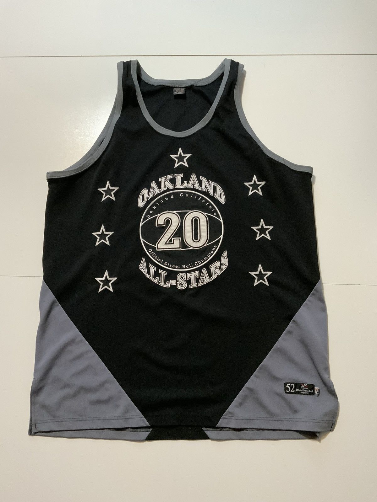Vintage Y2K Street Ball All Stars Oakland Stitched Basketball Jersey Size US L / EU 52-54 / 3 - 1 Thumbnail