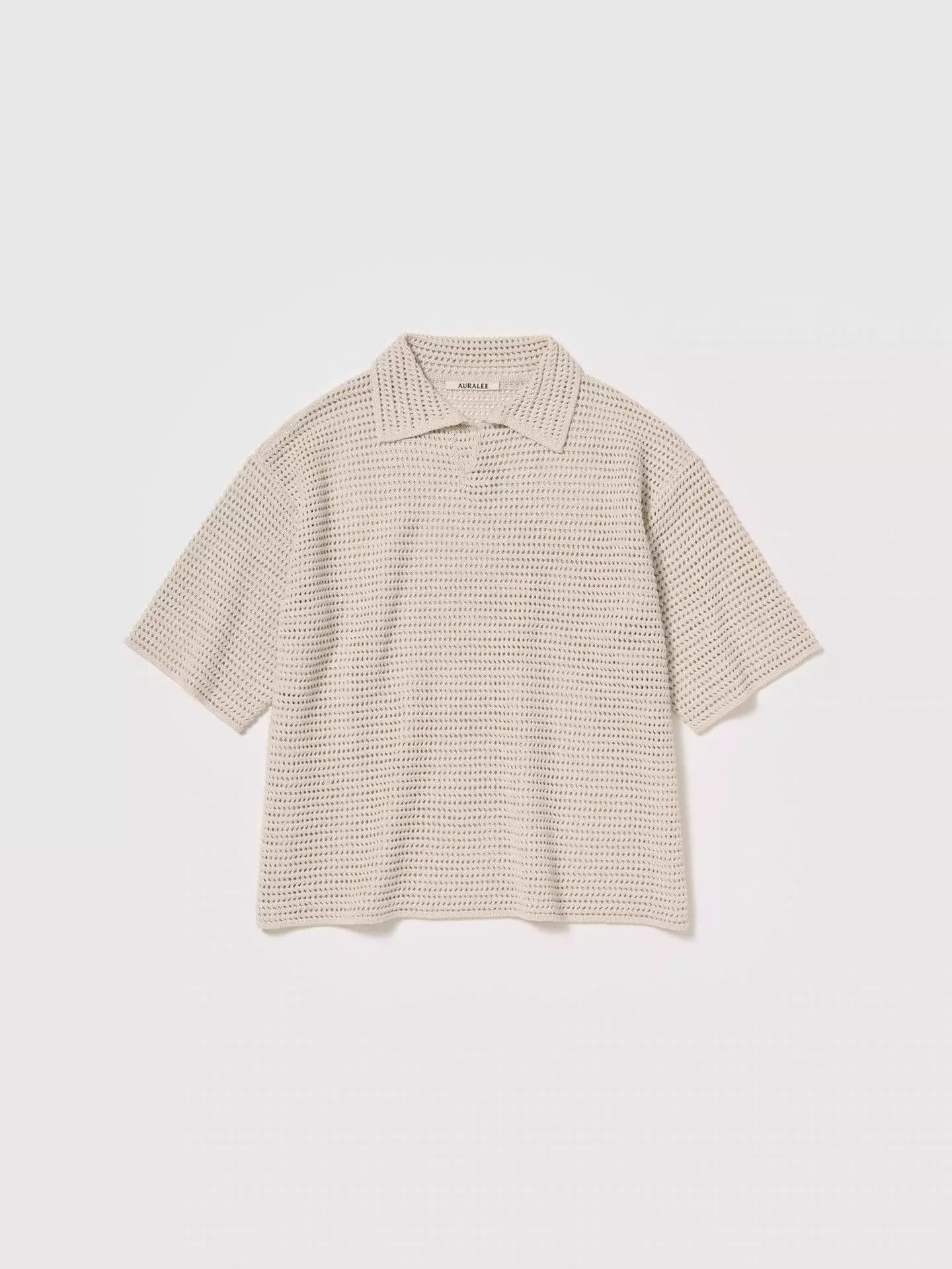 Auralee AURALEE TUSSAH Silk-Cotton Mesh T-shirt 26ss Beige/Brown Size US XL / EU 56 / 4 - 4 Thumbnail