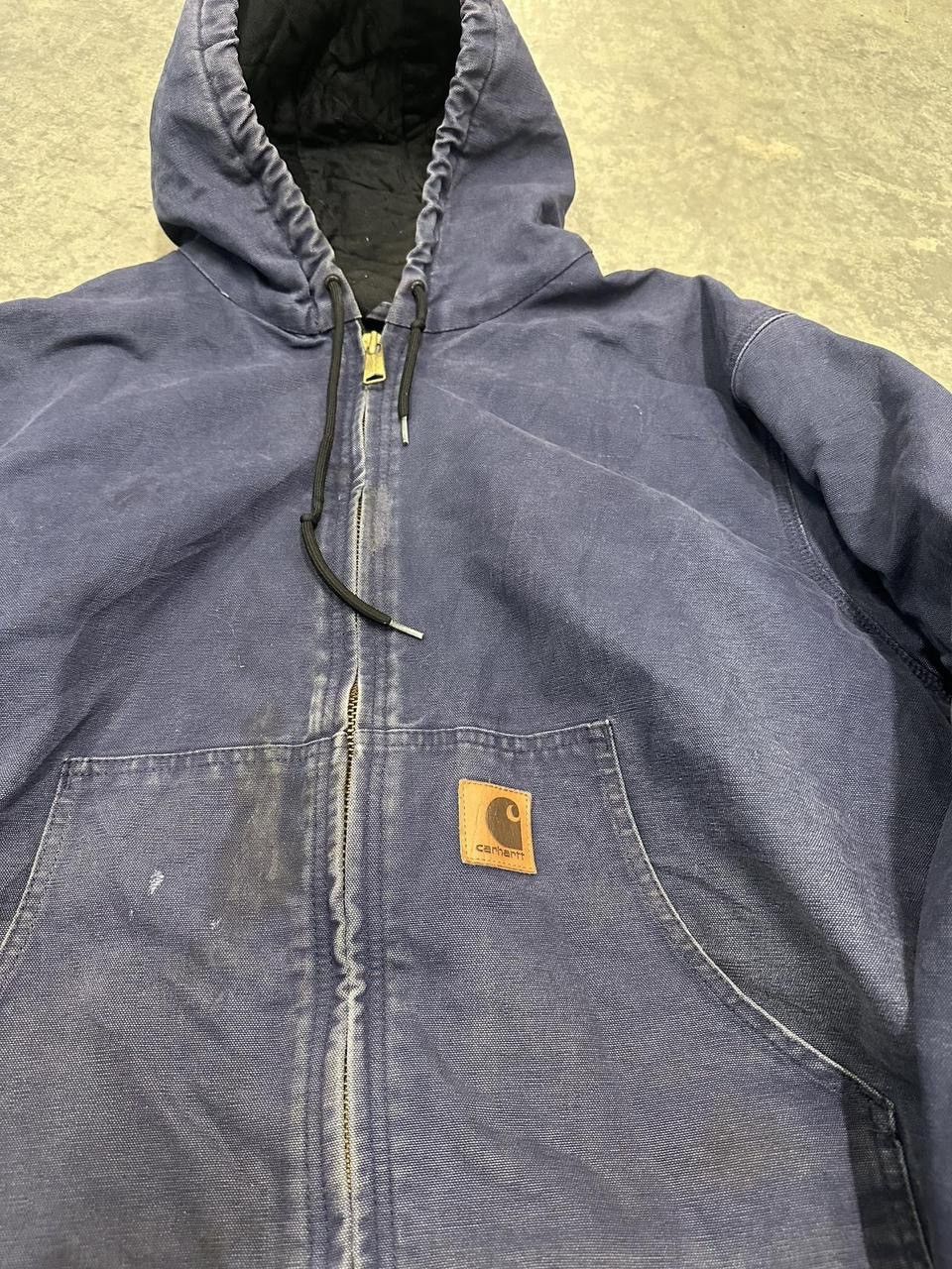 Carhartt Vintage Carhartt Navy Blue Jacket Size XXL Size US XXL / EU 58 / 5 - 2 Thumbnail