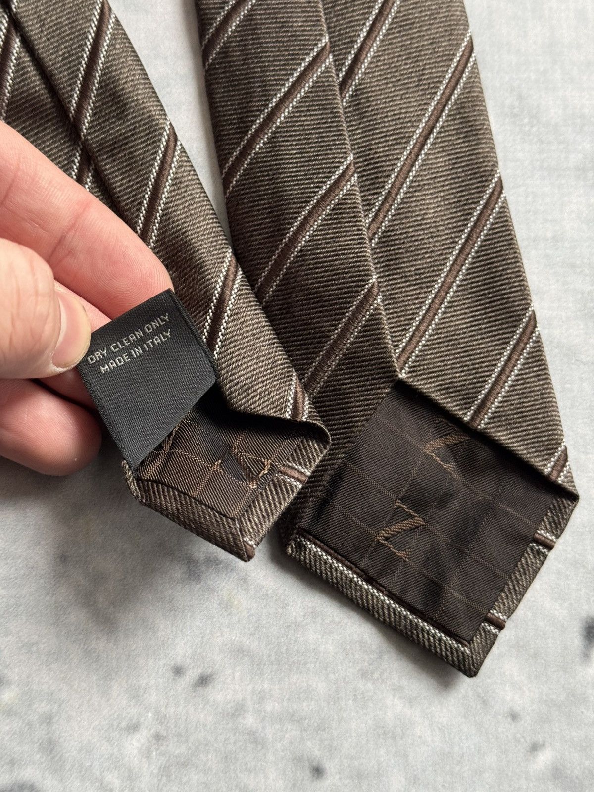 Ermenegildo Zegna Vintage tie Ermenegildo Zegna luxury 90s Size ONE SIZE - 4 Thumbnail