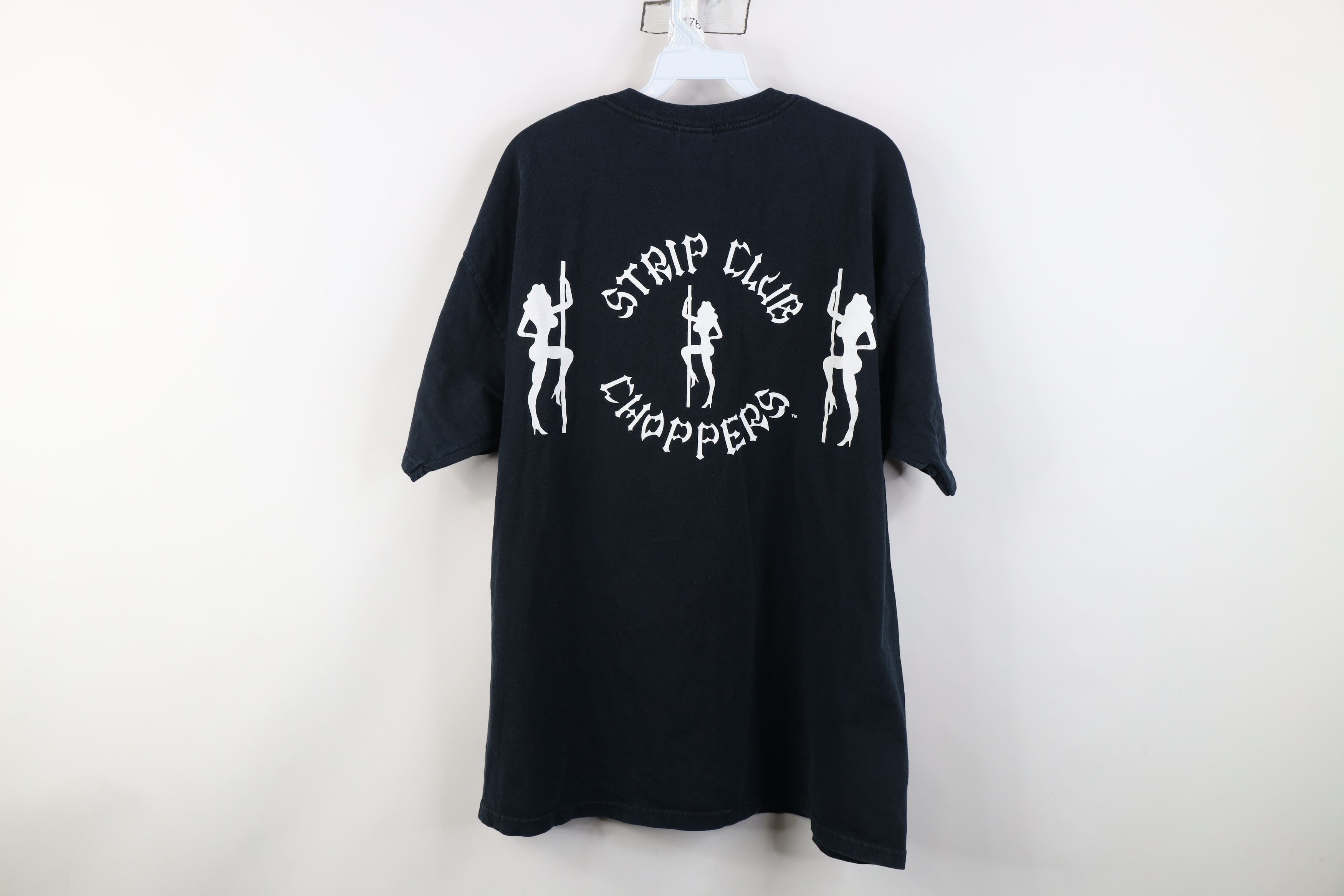 Vintage Vintage Streetwear Club Choppers Short Sleeve T-Shirt Black Size US XL / EU 56 / 4 - 12 Thumbnail