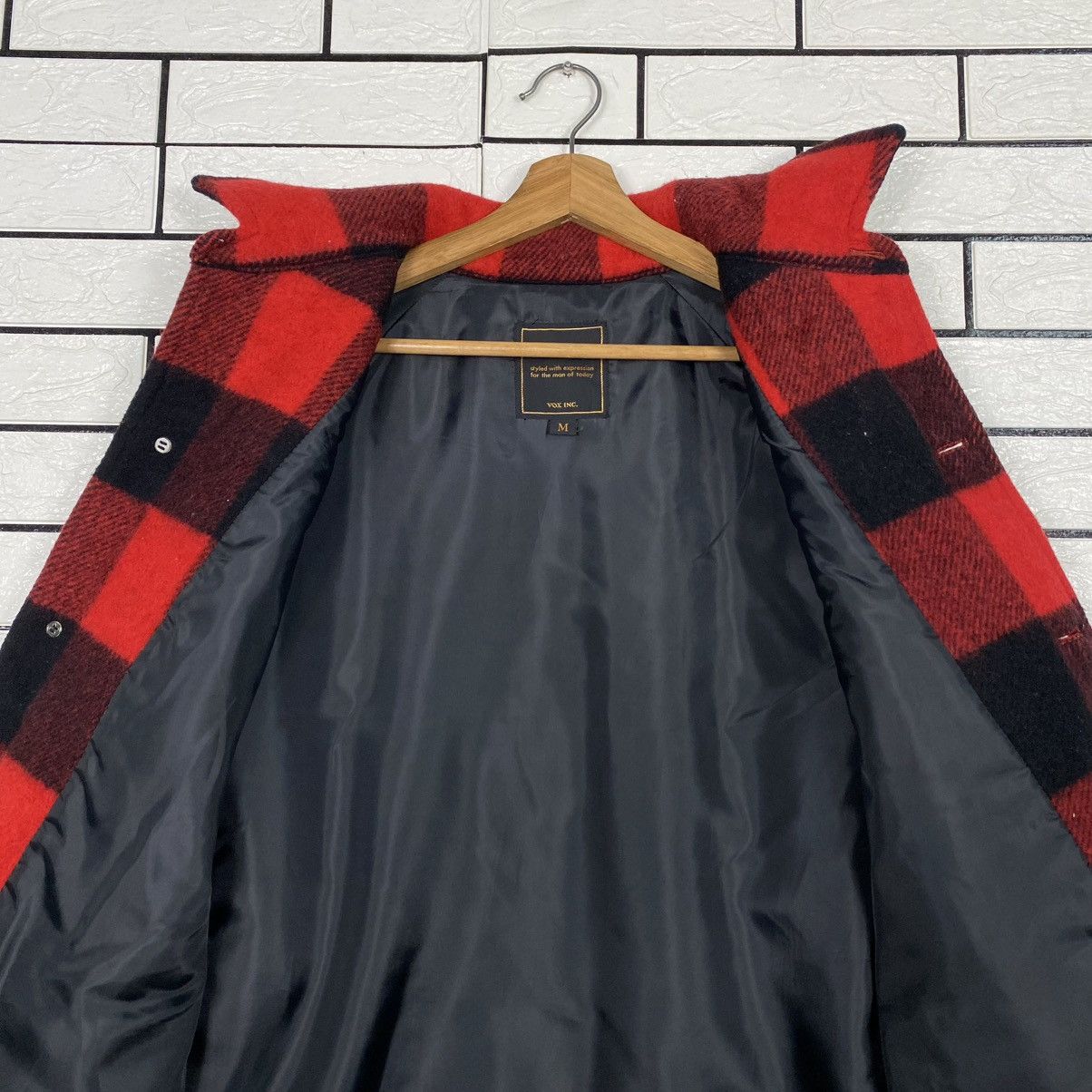 Japanese Brand 🔥VINTAGE WOOL MACKINAW JACKET VOX TARTAN DESIGN ISSEY MIYAKE Size US M / EU 48-50 / 2 - 15 Thumbnail